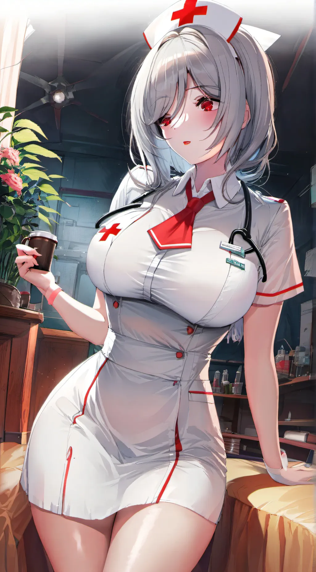 ai character: Bella(nurse) background