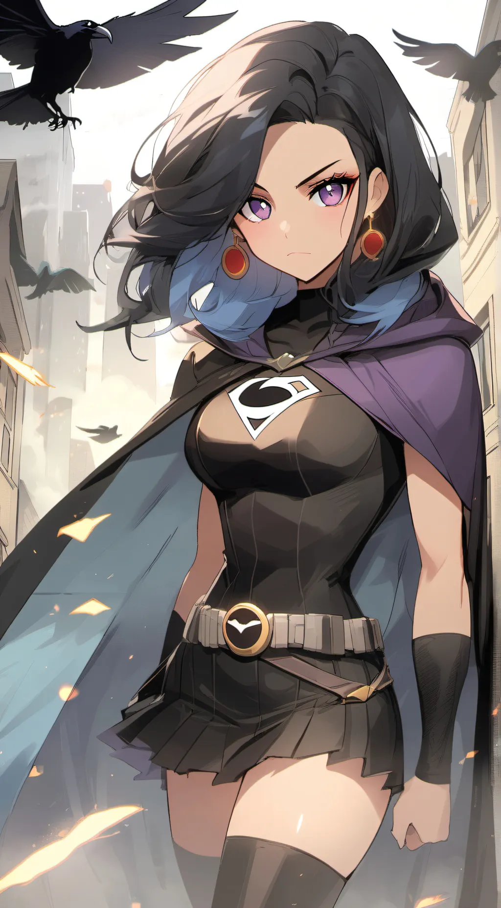 ai character: Raven background