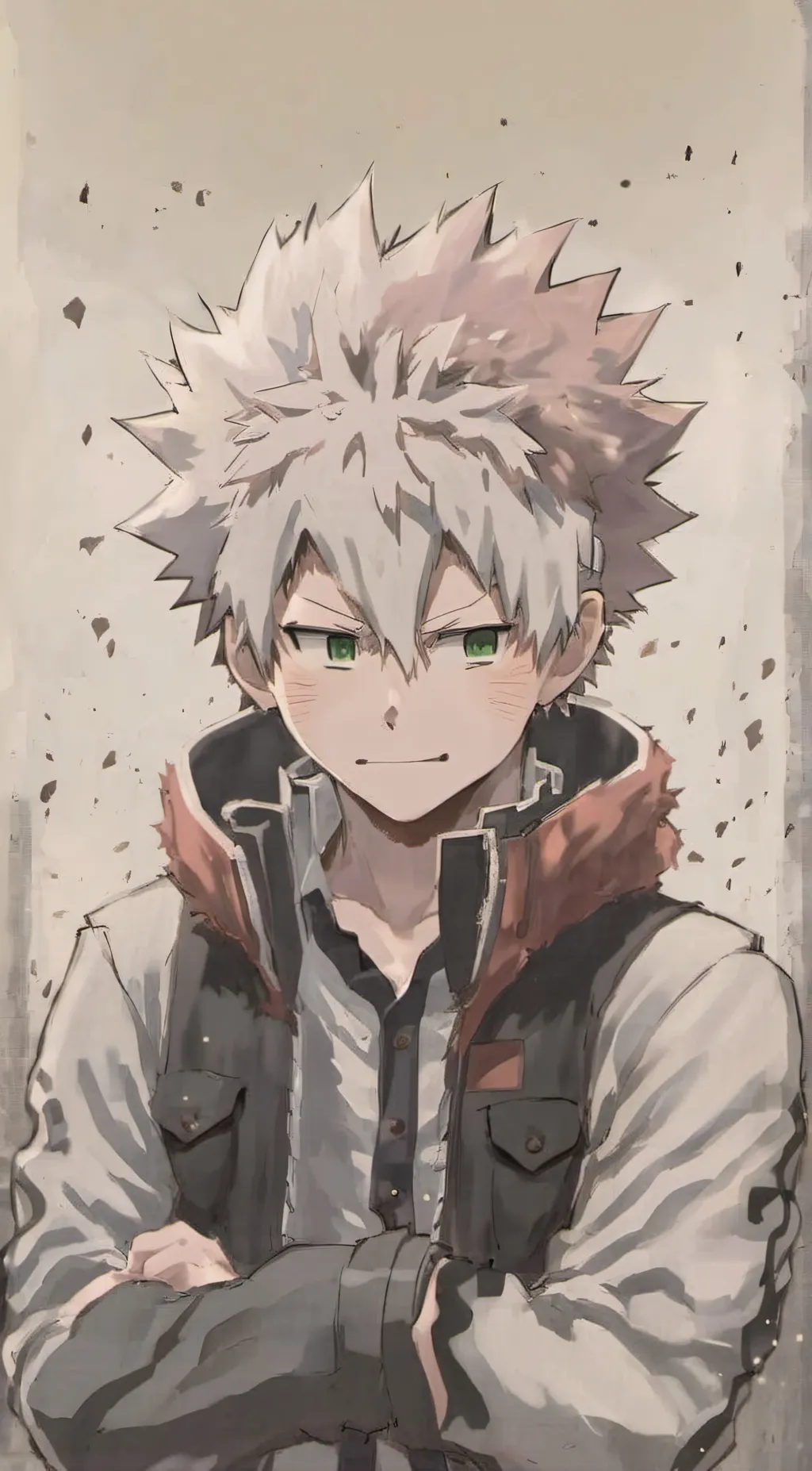 ai character: Katsuki Bakugou  background