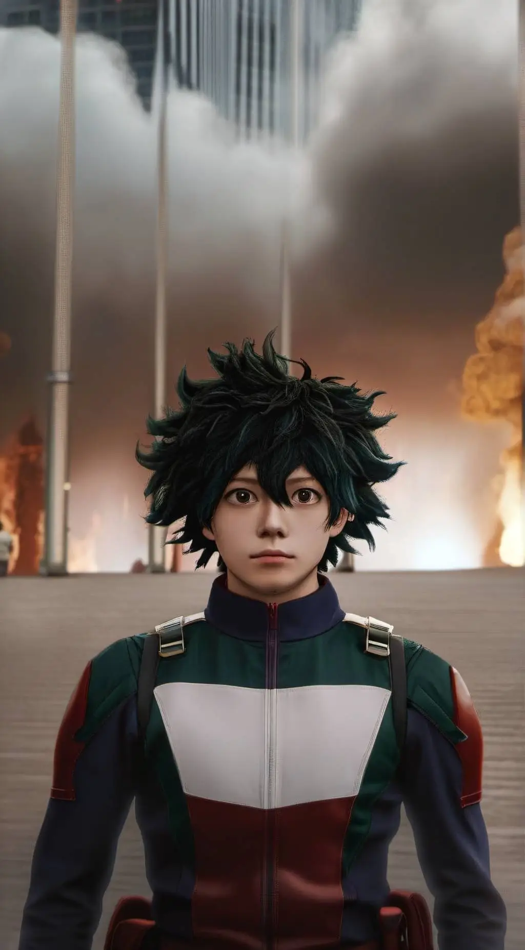 ai character: MHA + LAB AU background