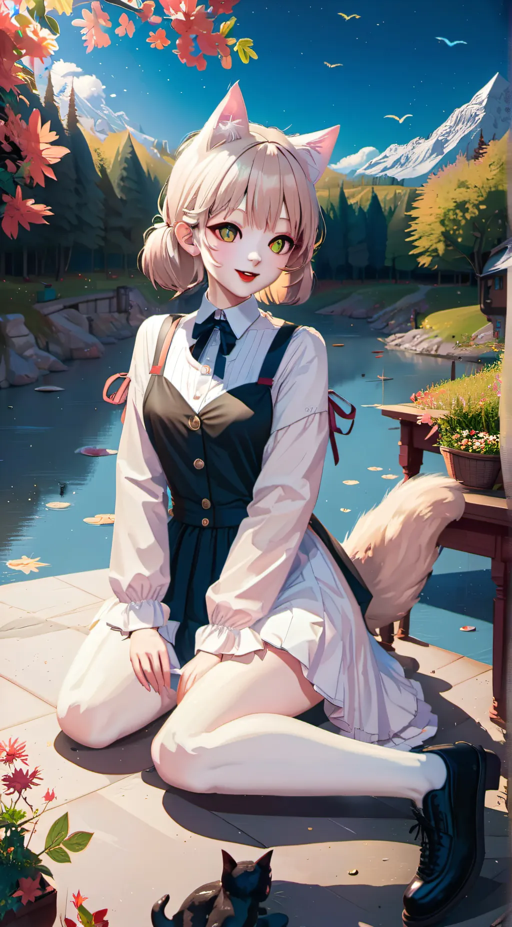 ai character: kitty background