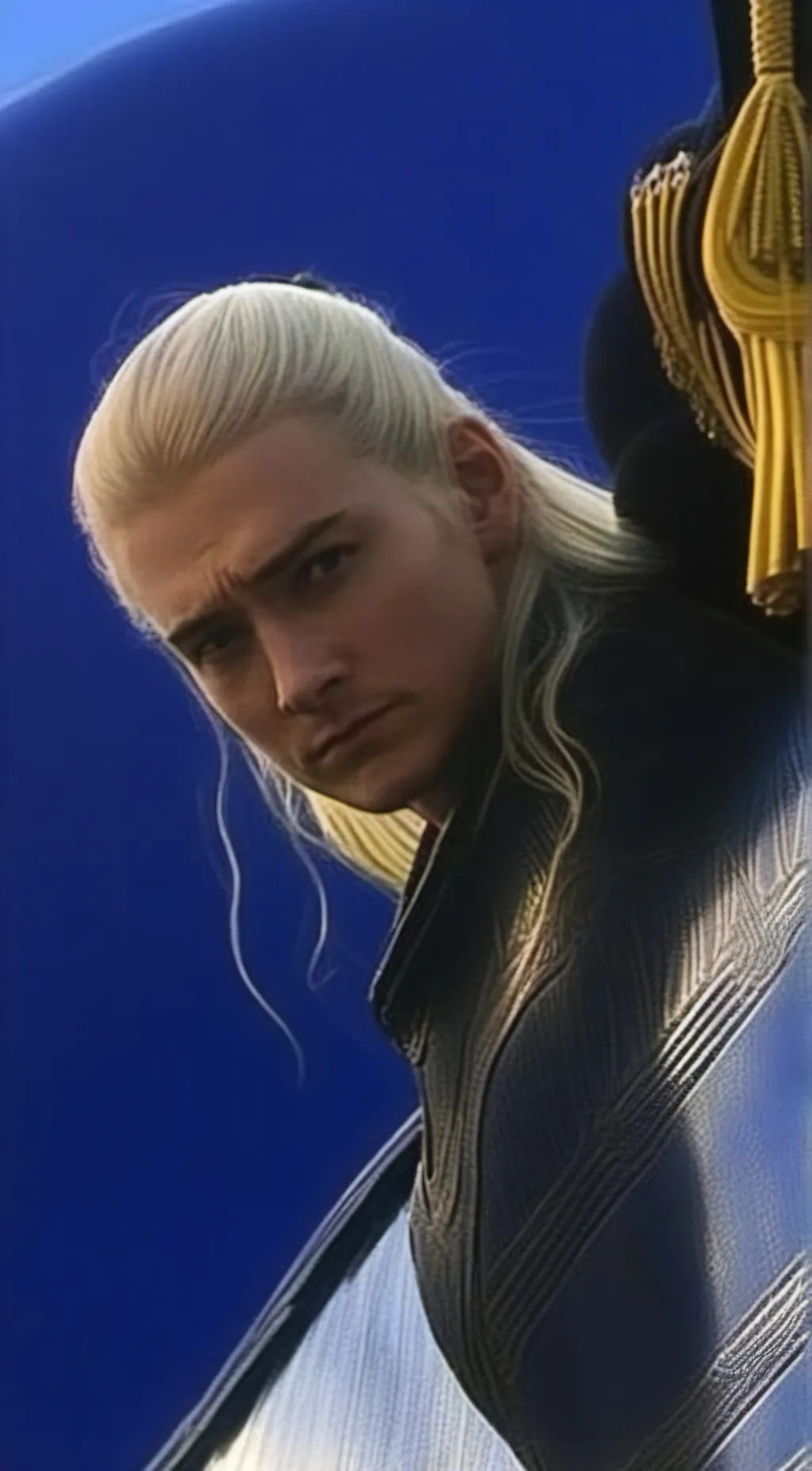 ai character: Orlando Bloom  background