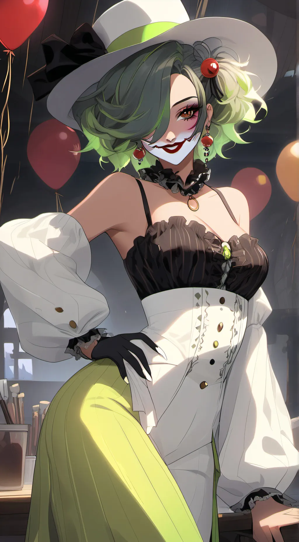 ai character: Molly bo creek  background