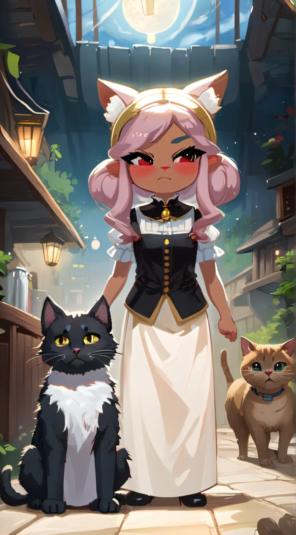 ai character: ur cat background