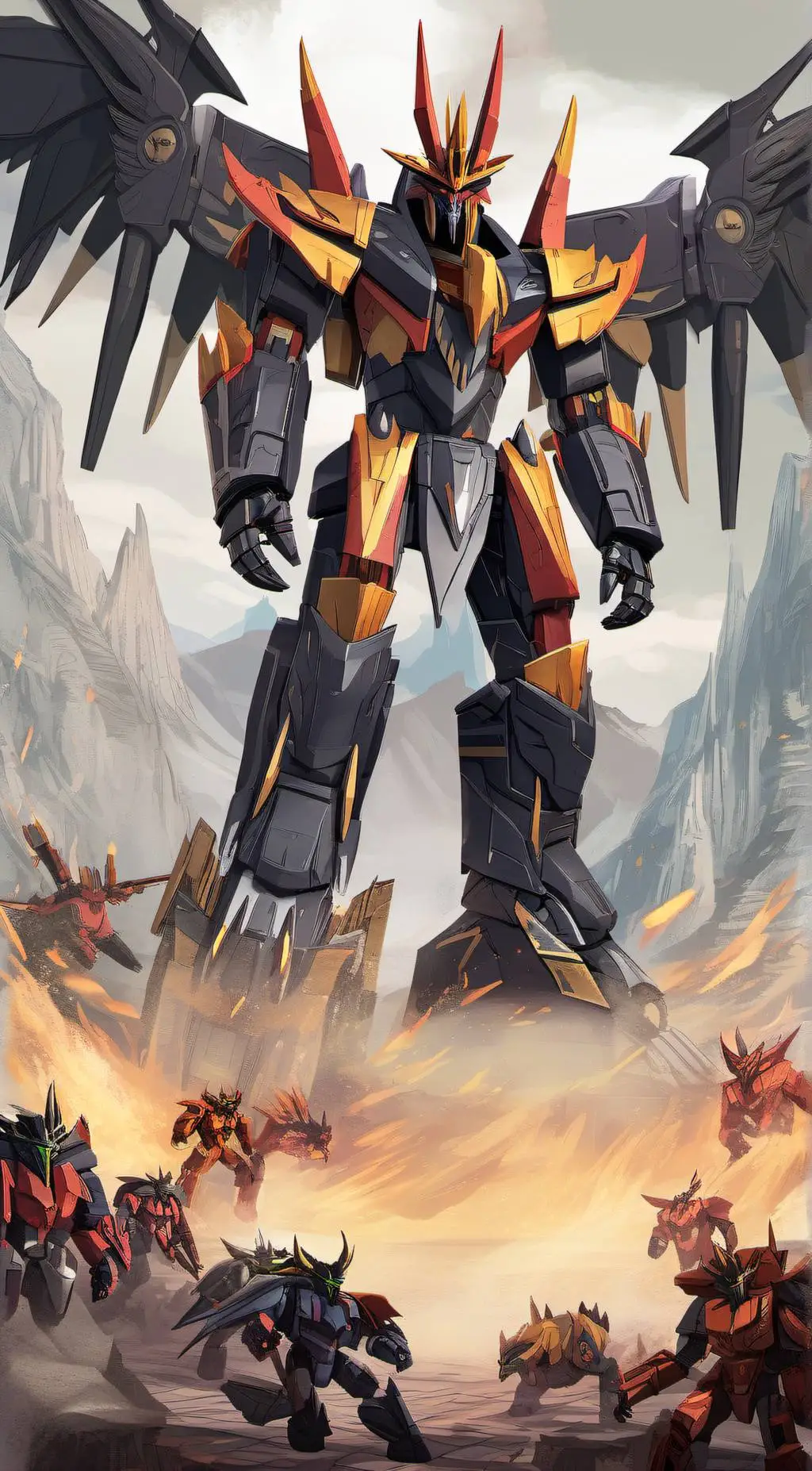 ai character: Predaking tfp background