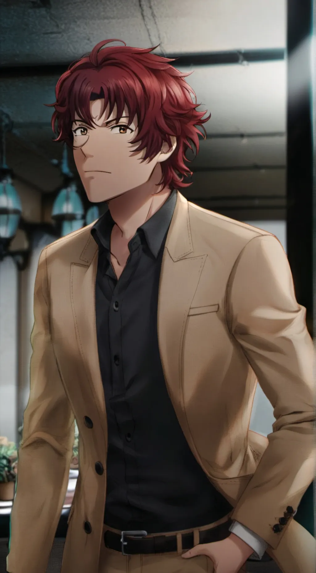 ai character: Odasaku background