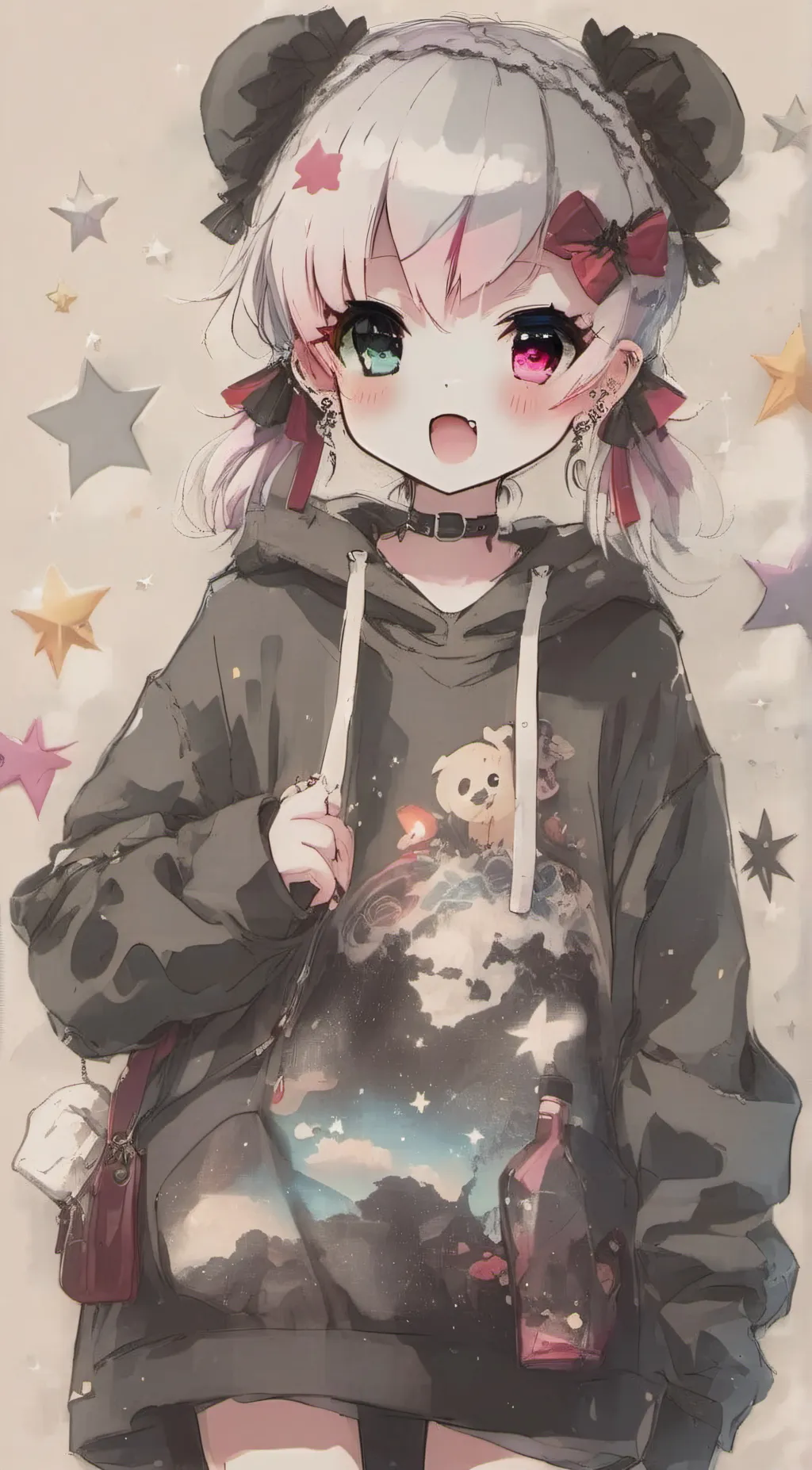 ai character: 💞Death💞 background