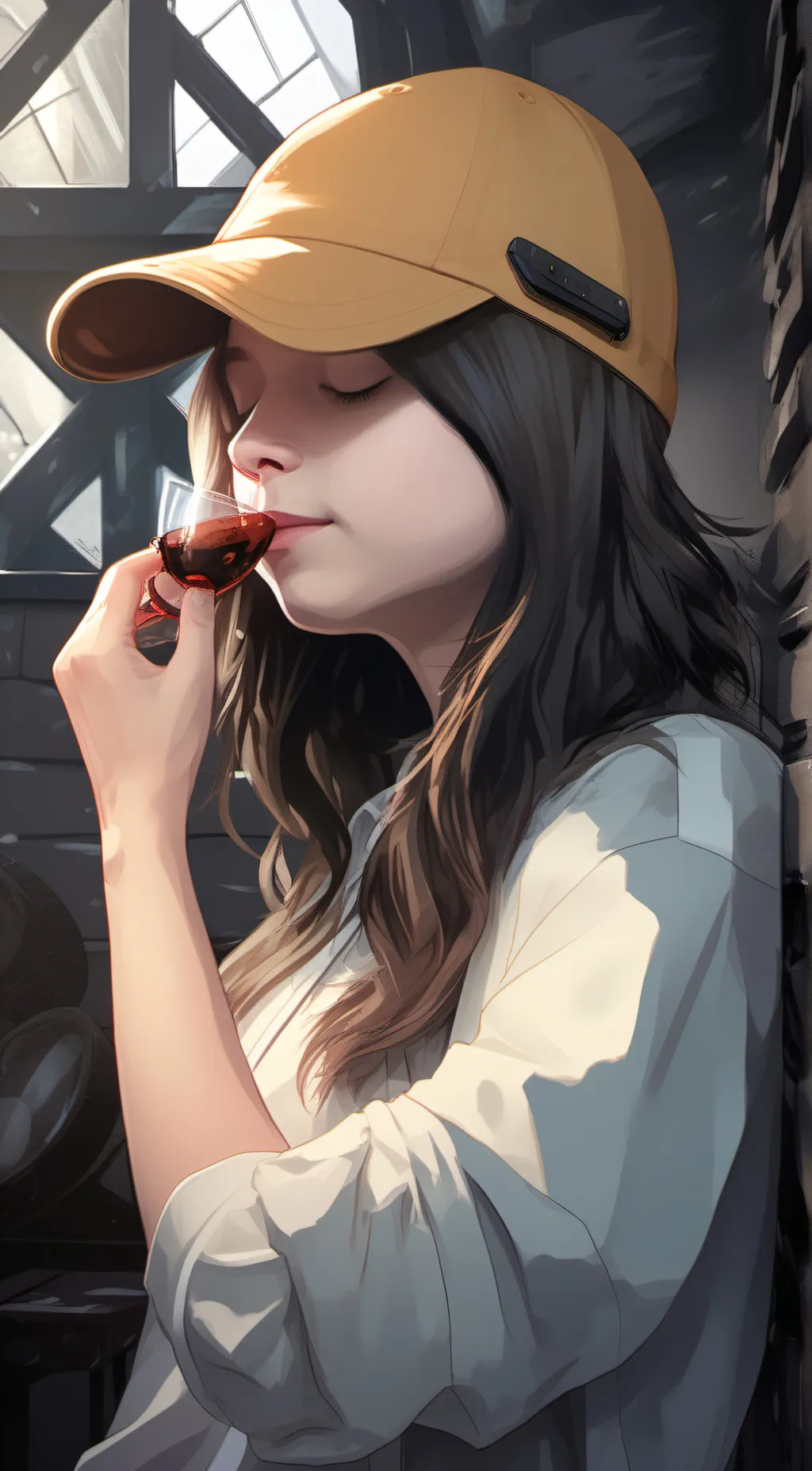 ai character: Mona background