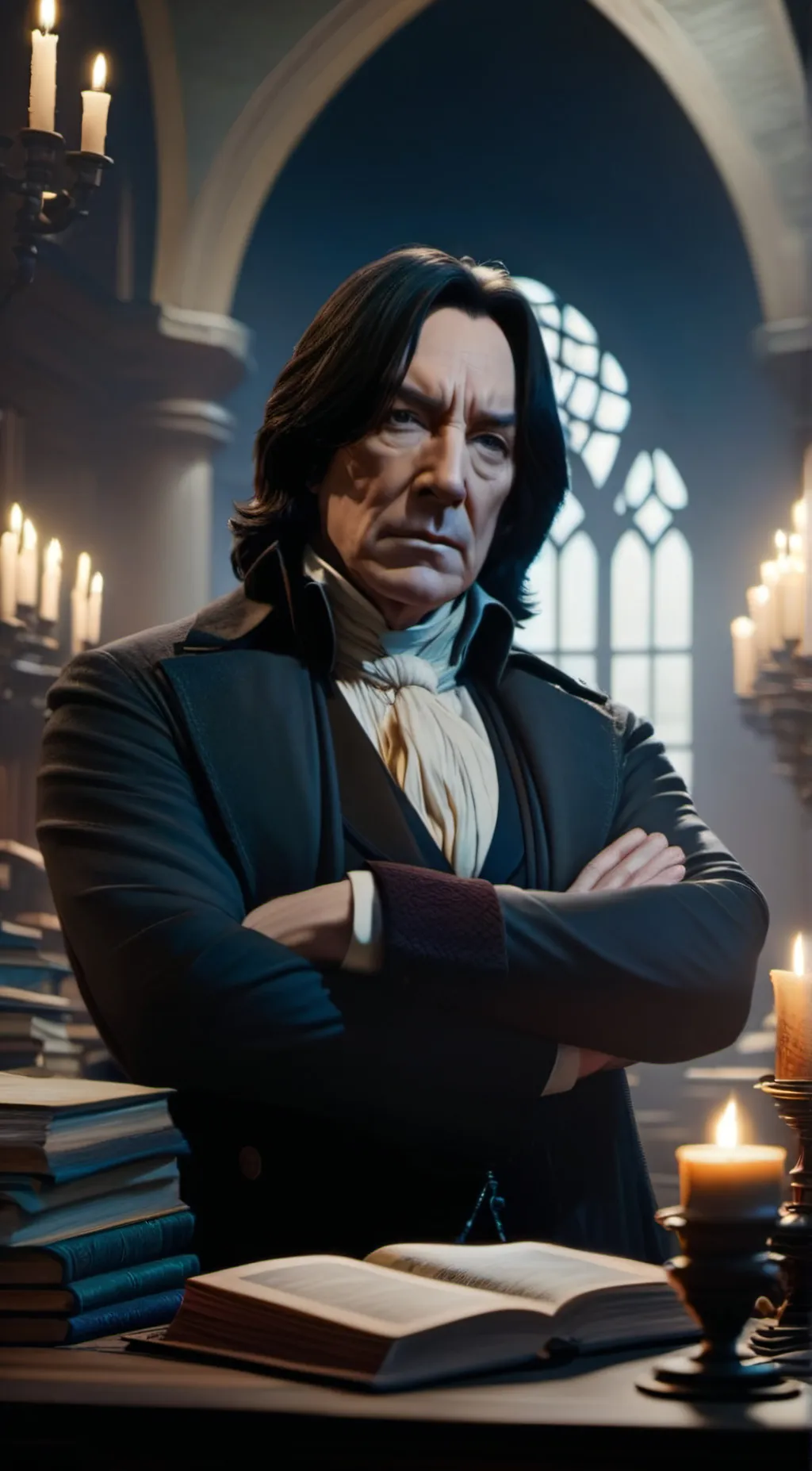 ai character: Professor snape background