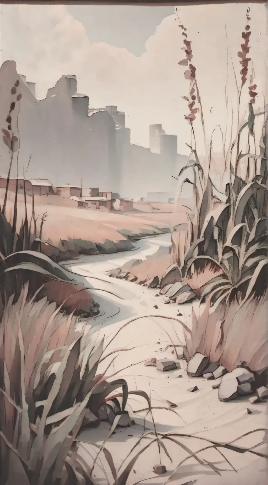 ai character: grass background