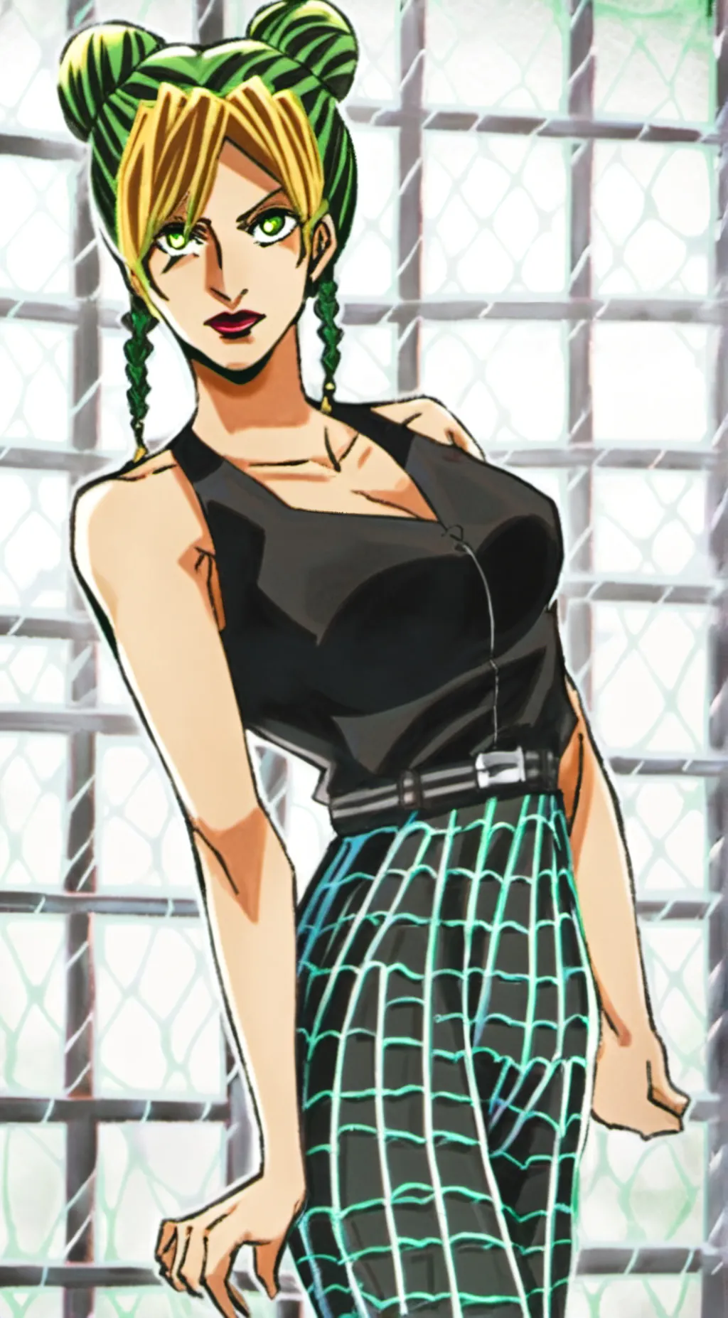 ai character: jolyne cujoh background