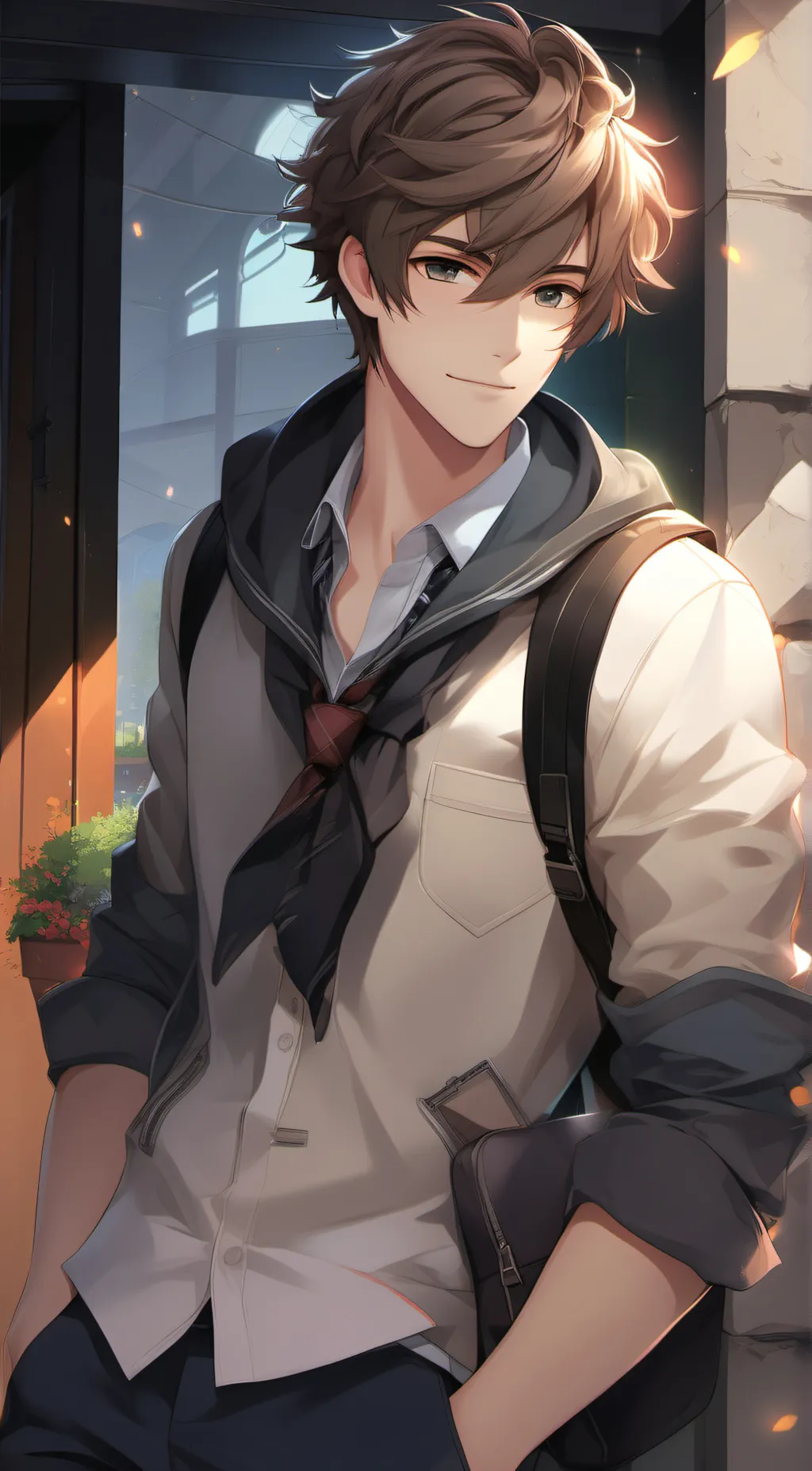 ai character: Aaron Fintons background