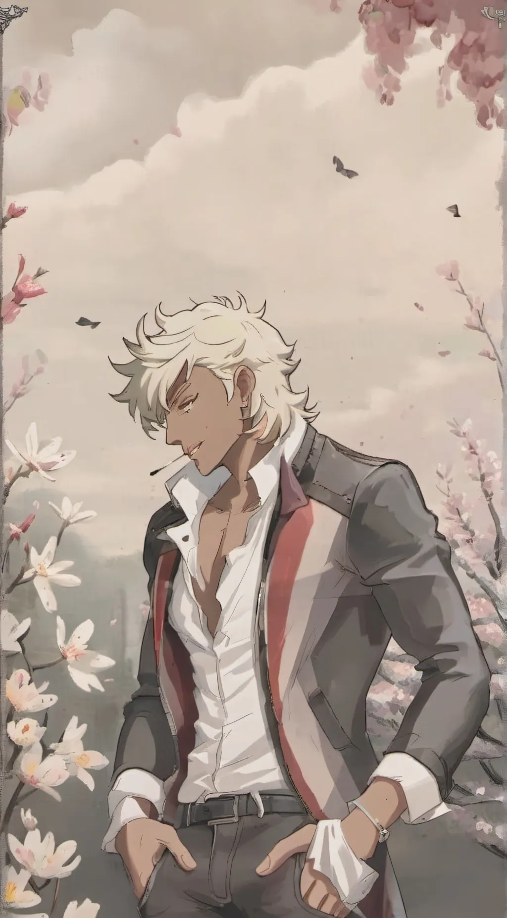 ai character: the titans bride background