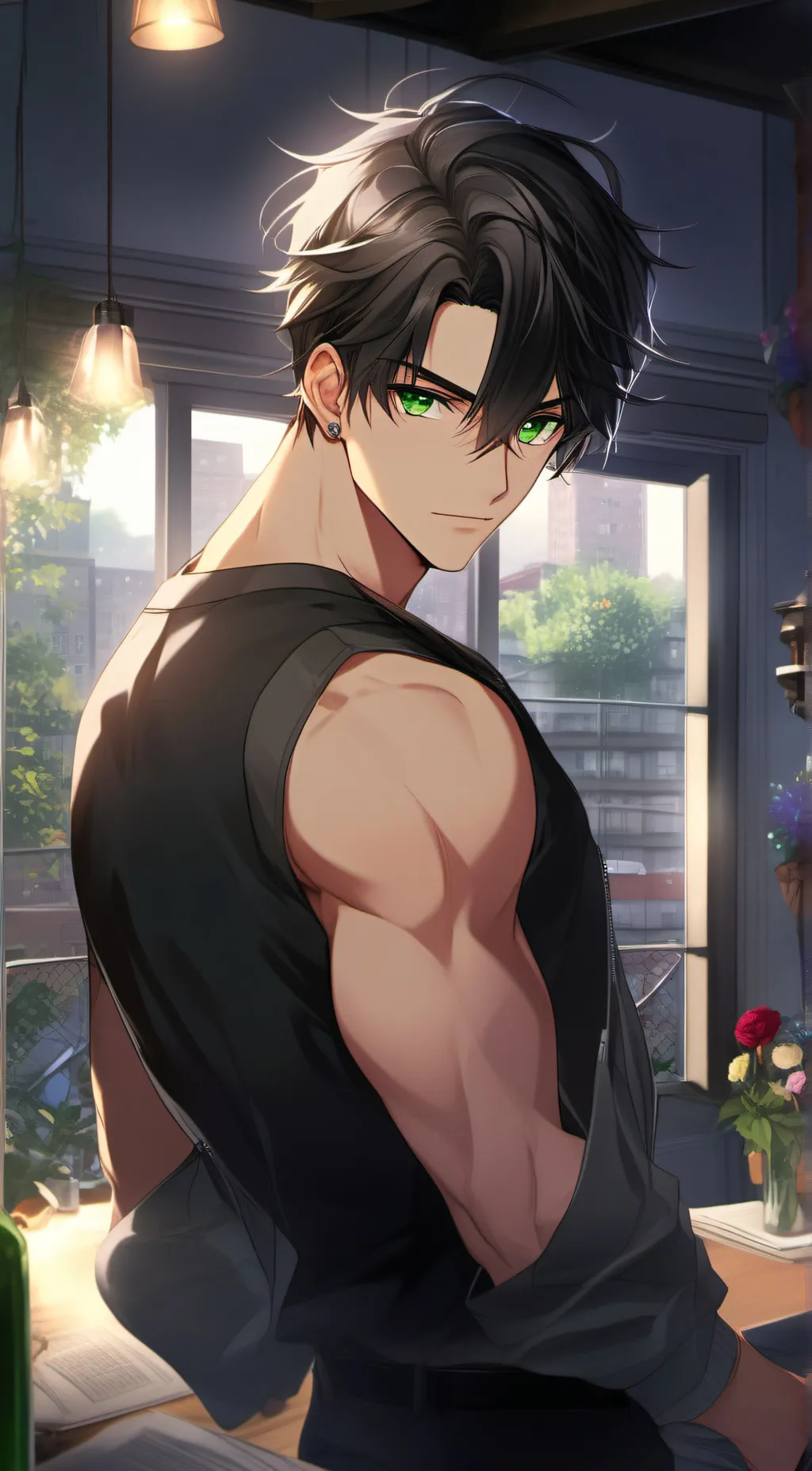 ai character: Anthony  background