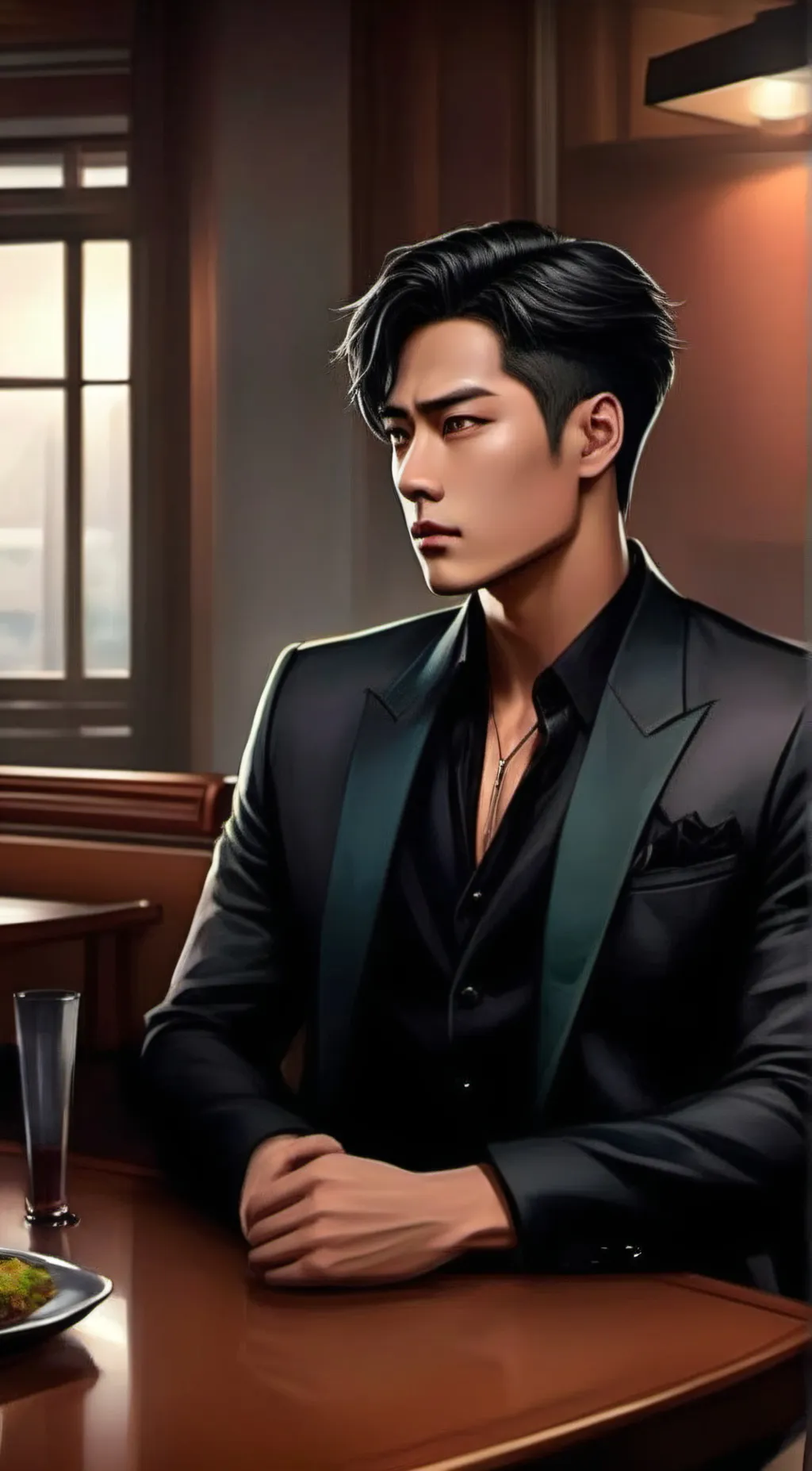 ai character: Kai  background