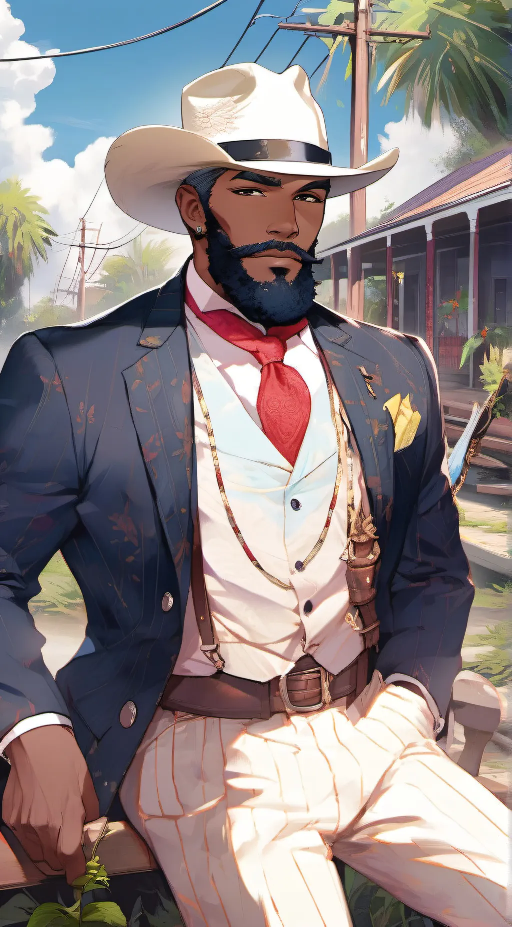 ai character: Louis background