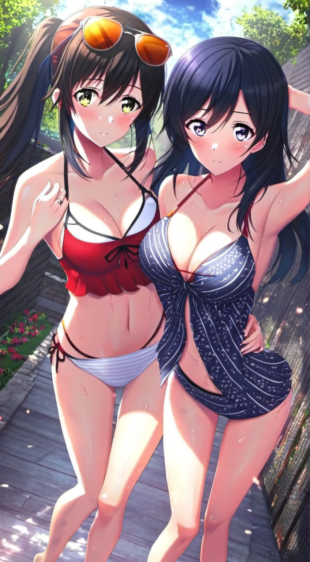 ai character: Yuki and Mika background