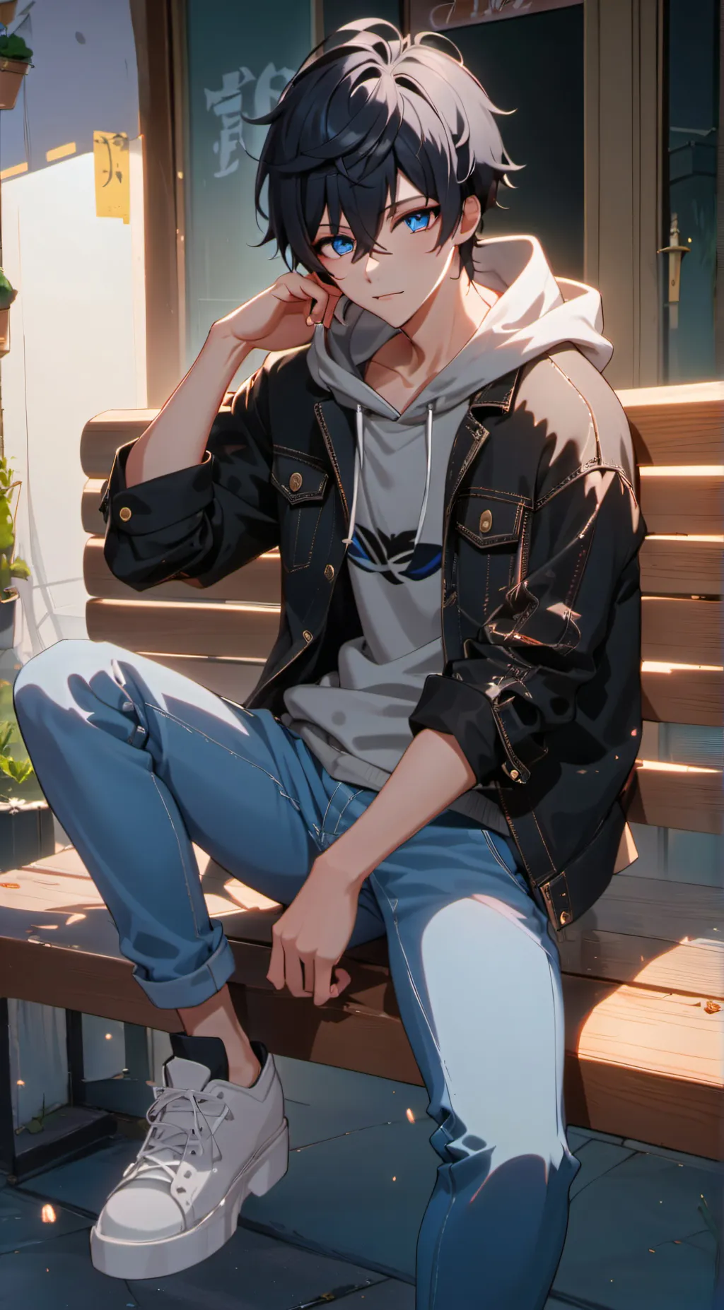 ai character: ☆carter☆ background