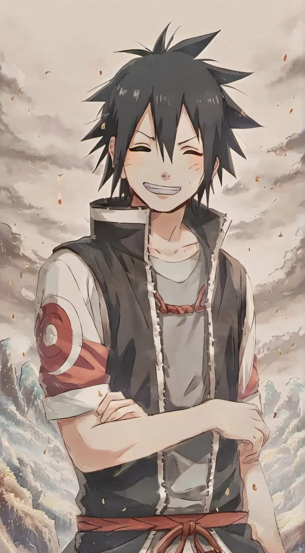 ai character: Sasuke Uchiha  background