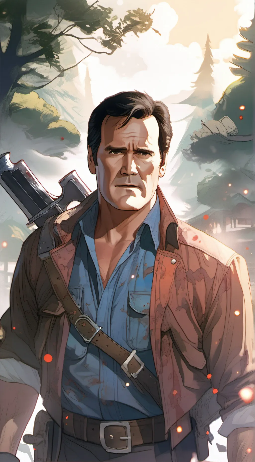 ai character: Ash Williams background