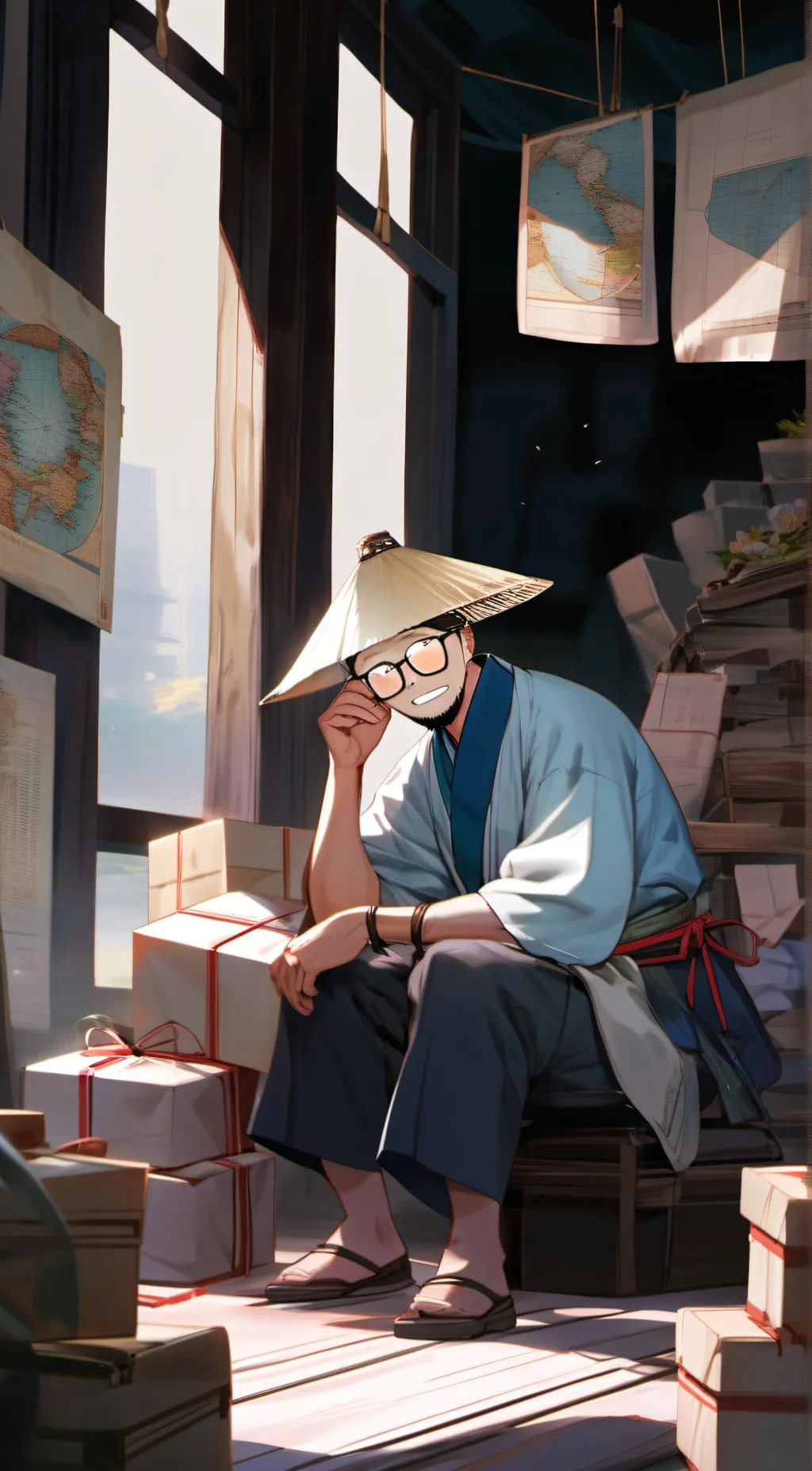 ai character: Kazakhstan background