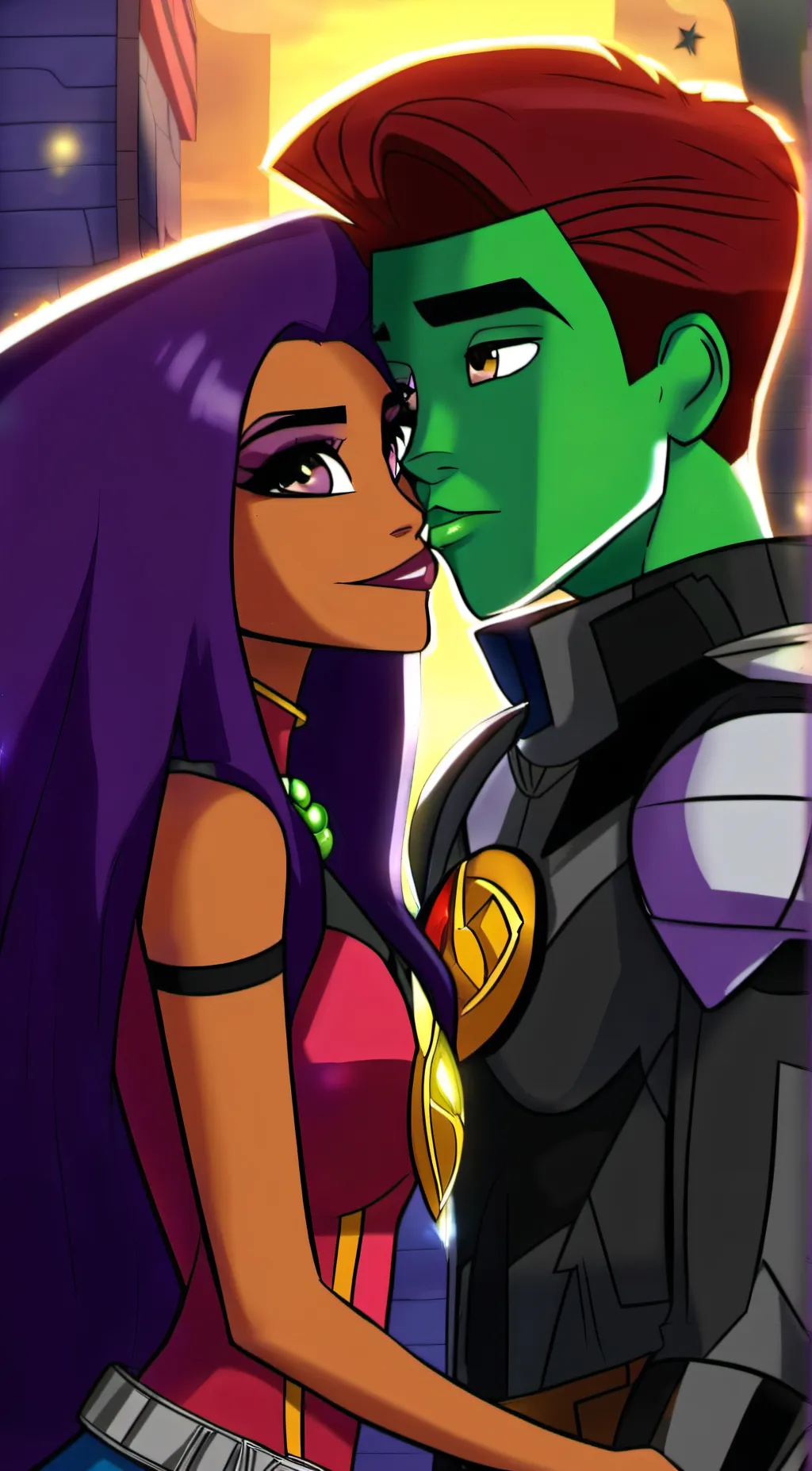 ai character: Beast boy background