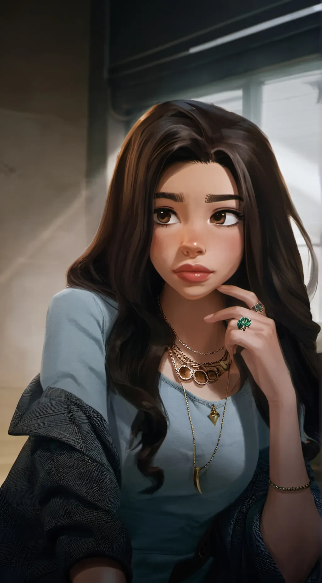 ai character: amy background