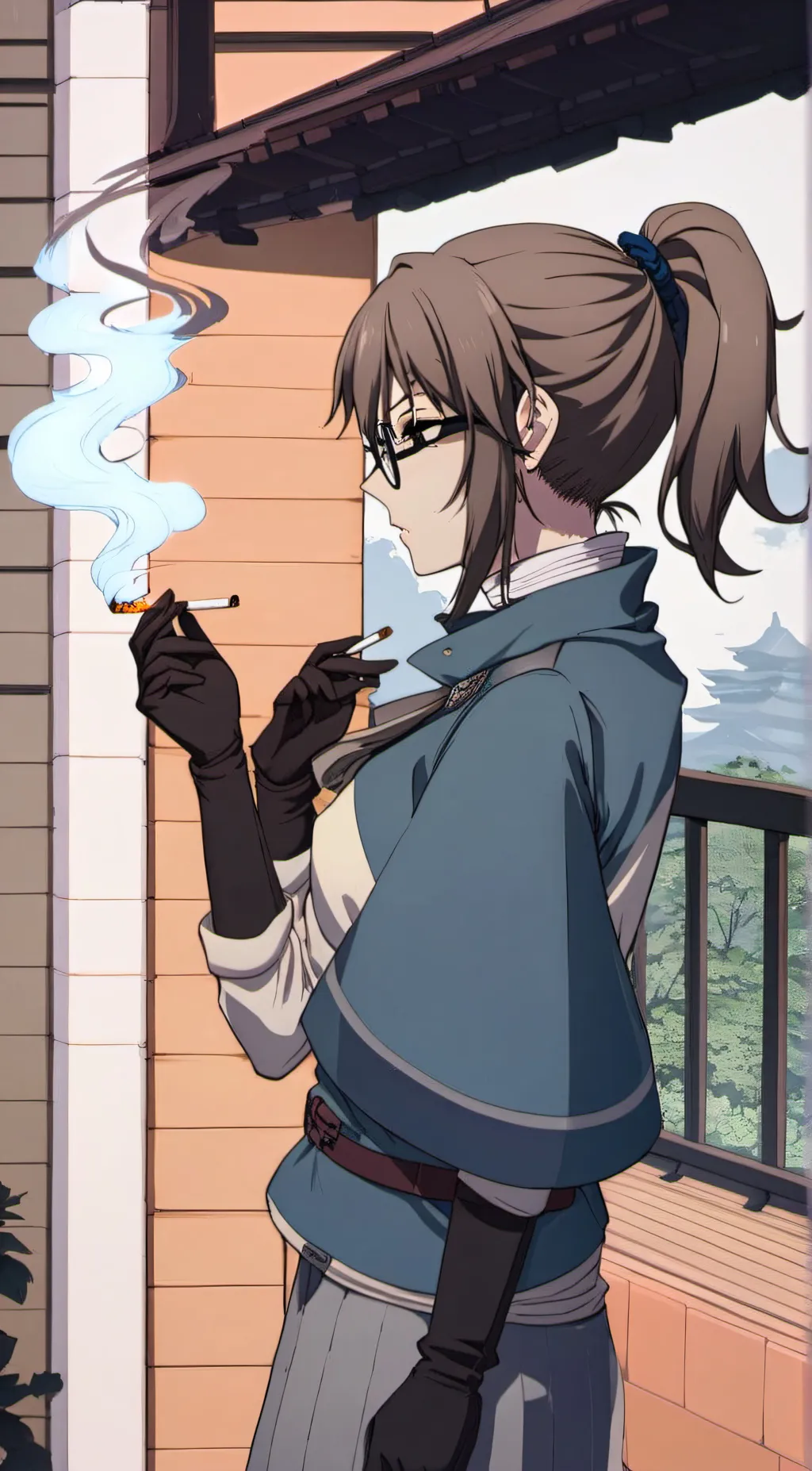 ai character: mikisa background