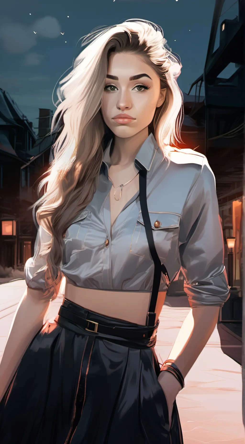ai character: Aev background