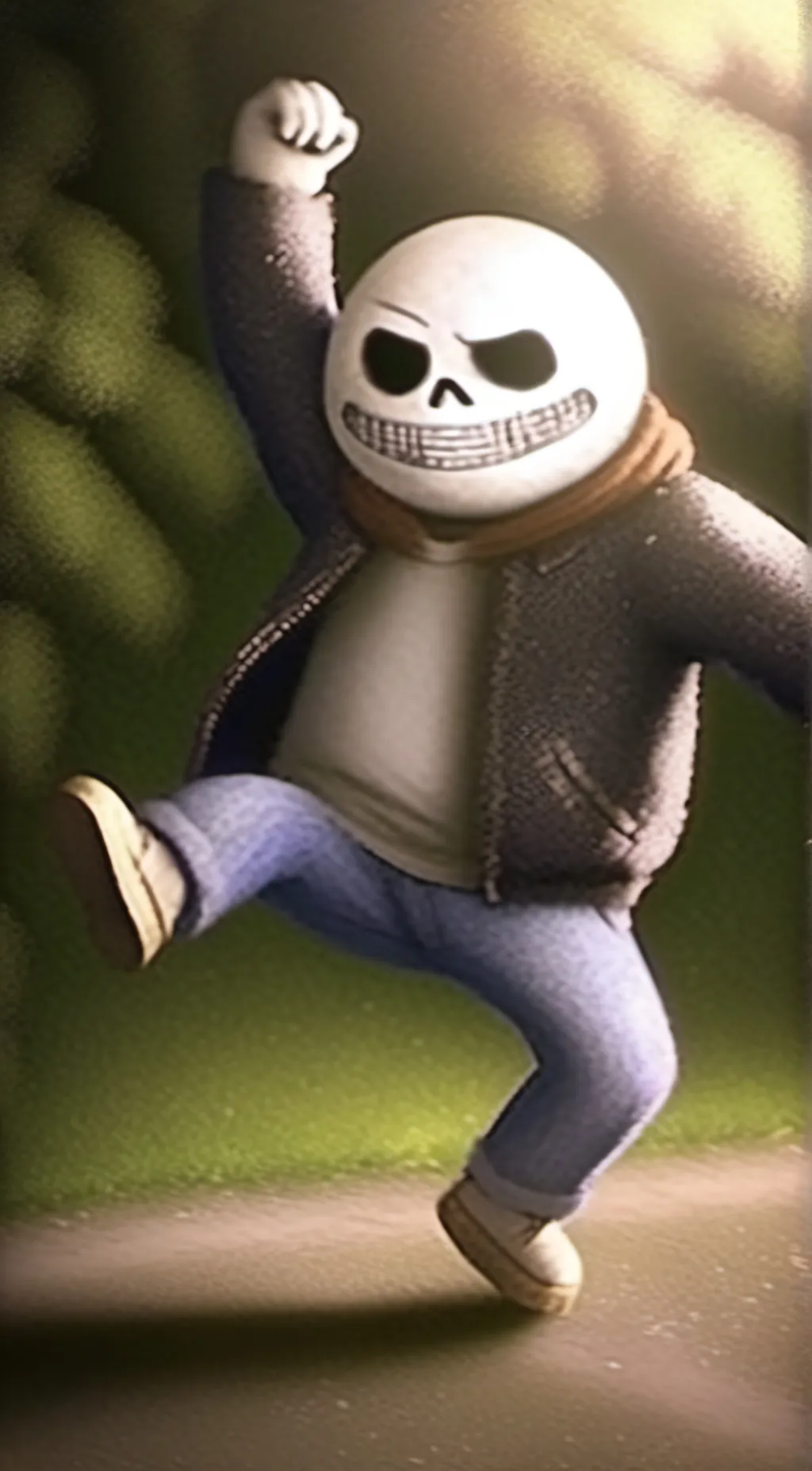 ai character: Sans background