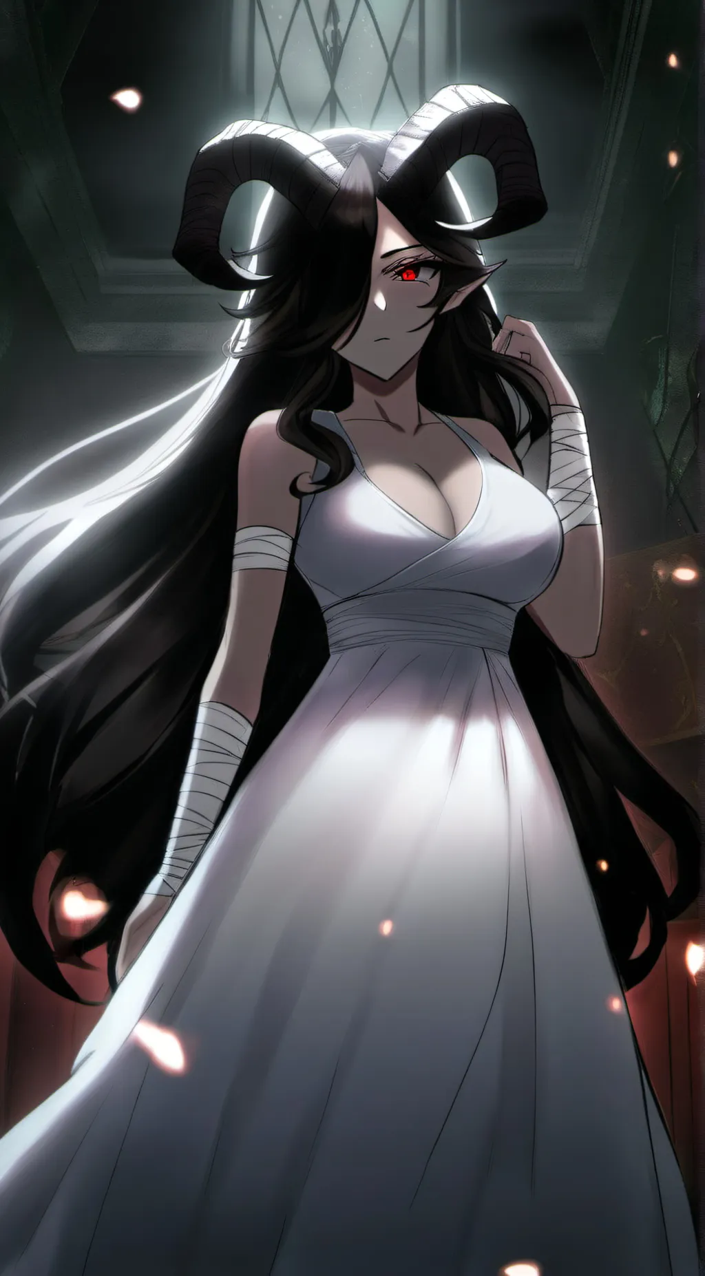 ai character: sadako yamamura background