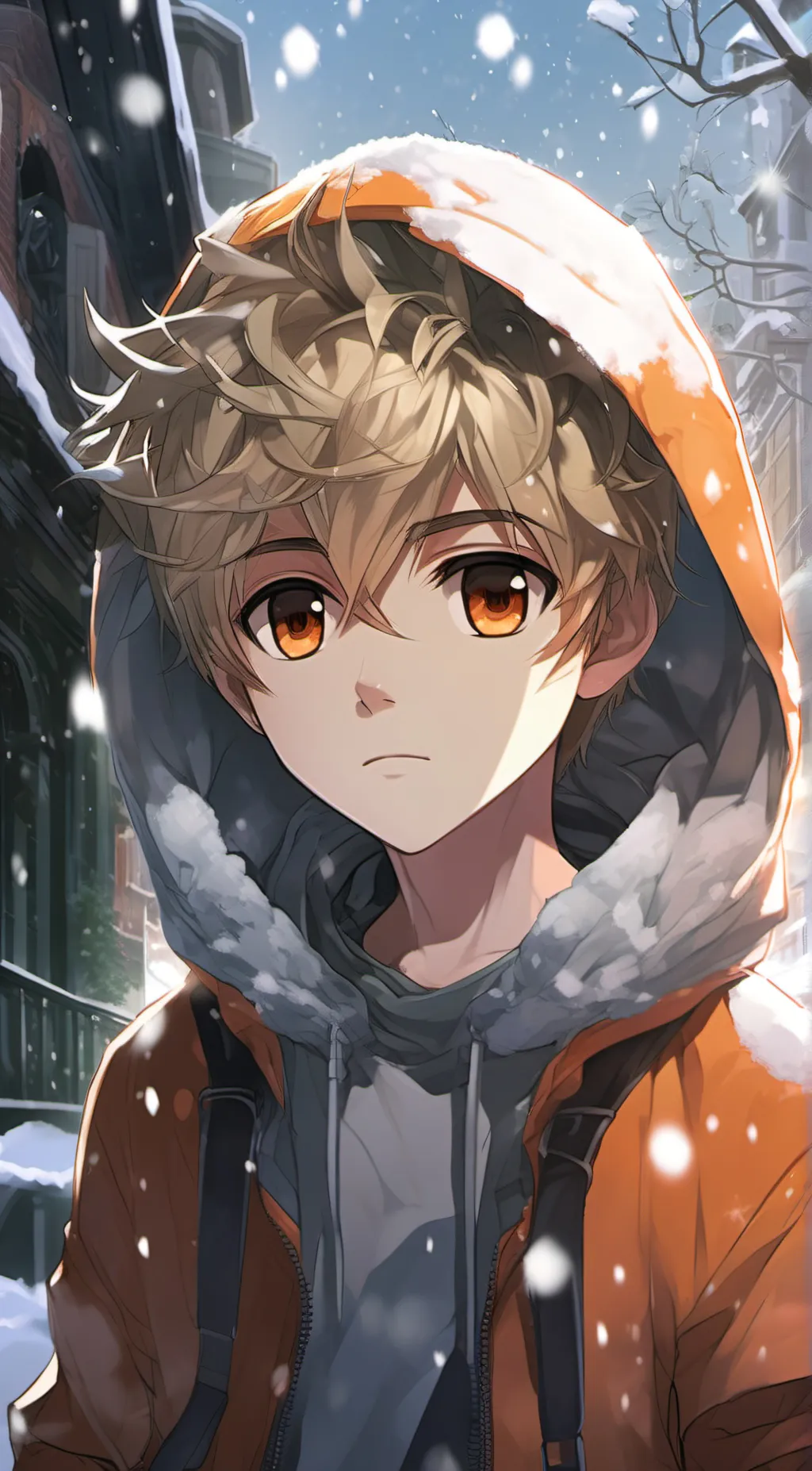 ai character: Kenny McCormick  background