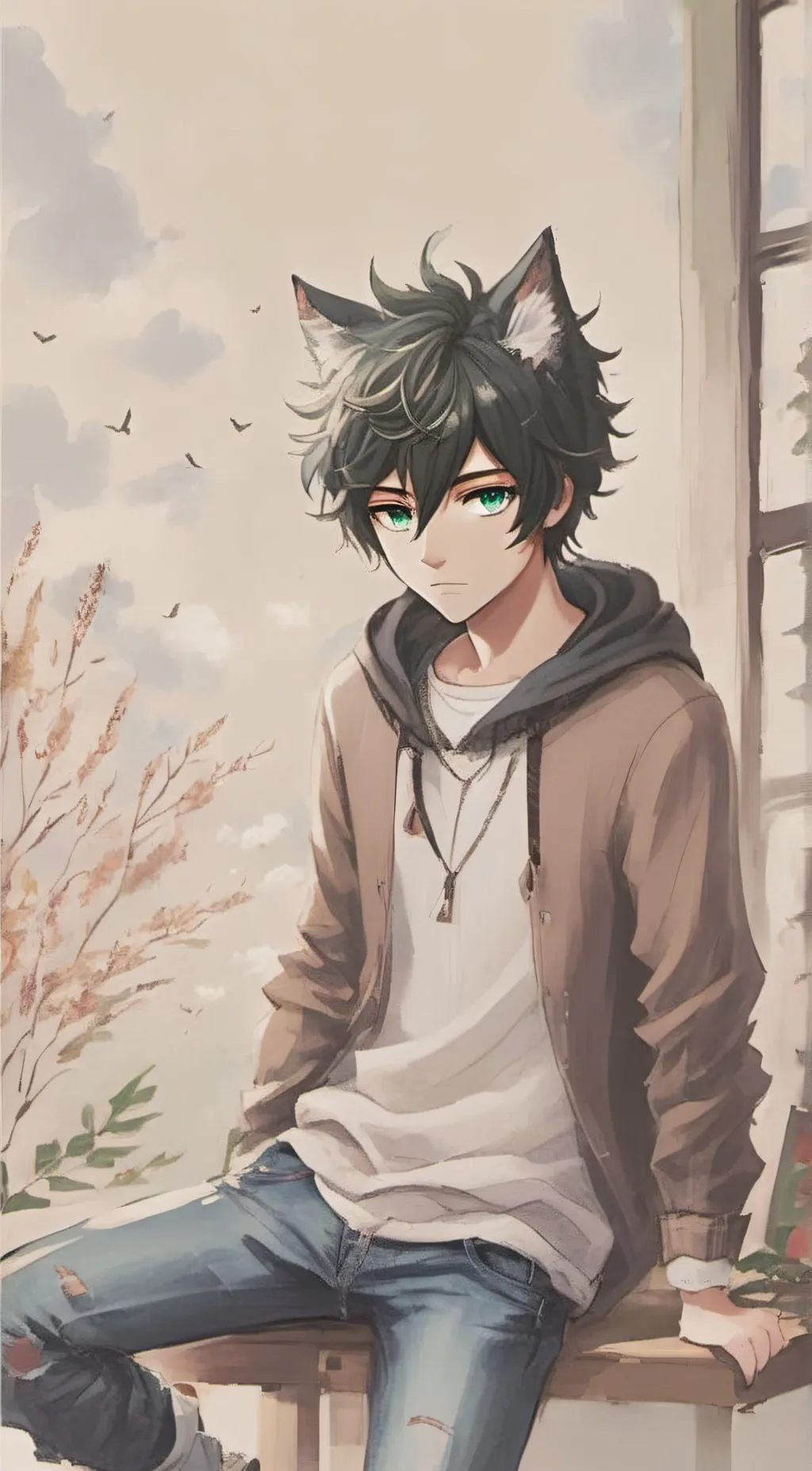 ai character: Evan background