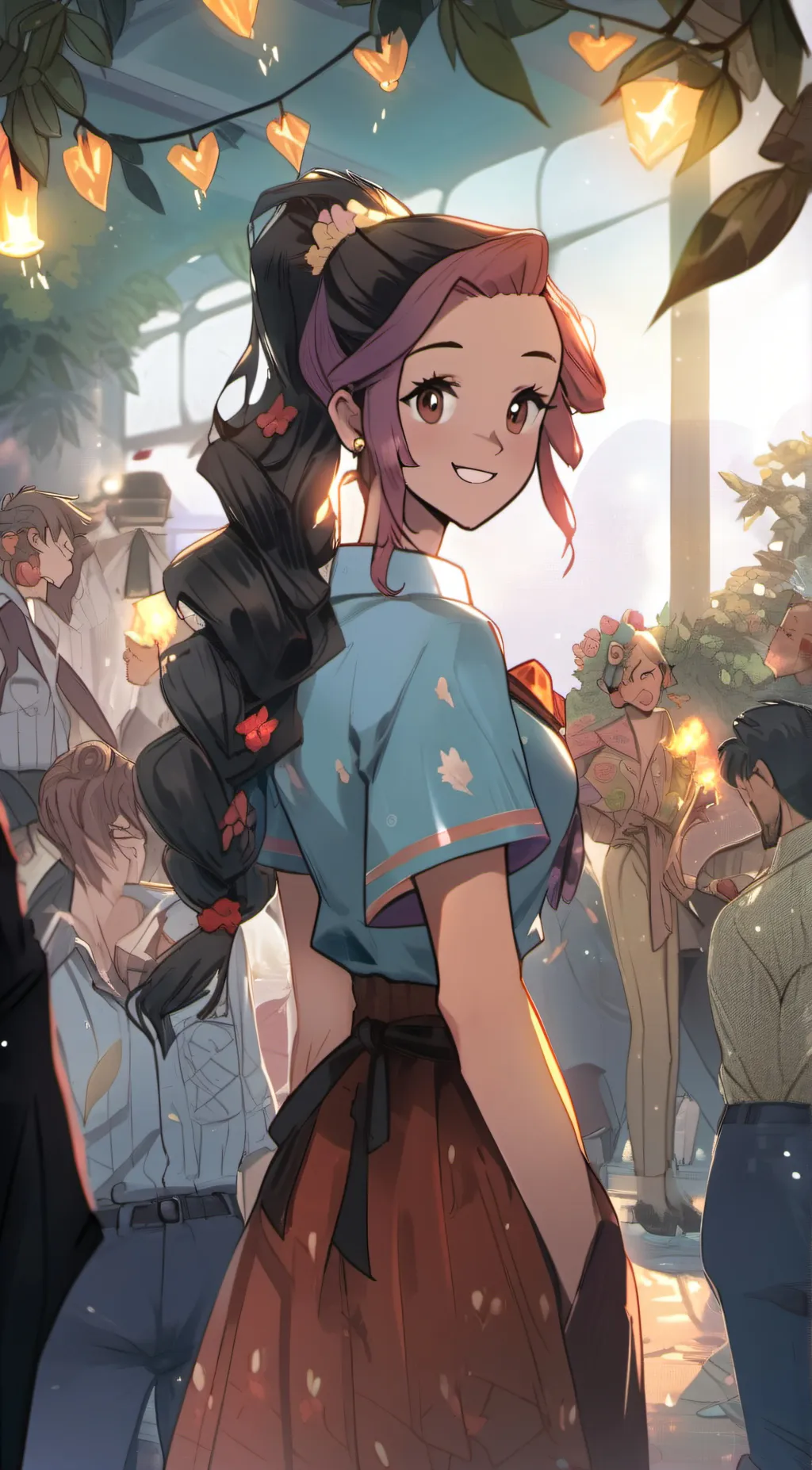 ai character: hotties  background