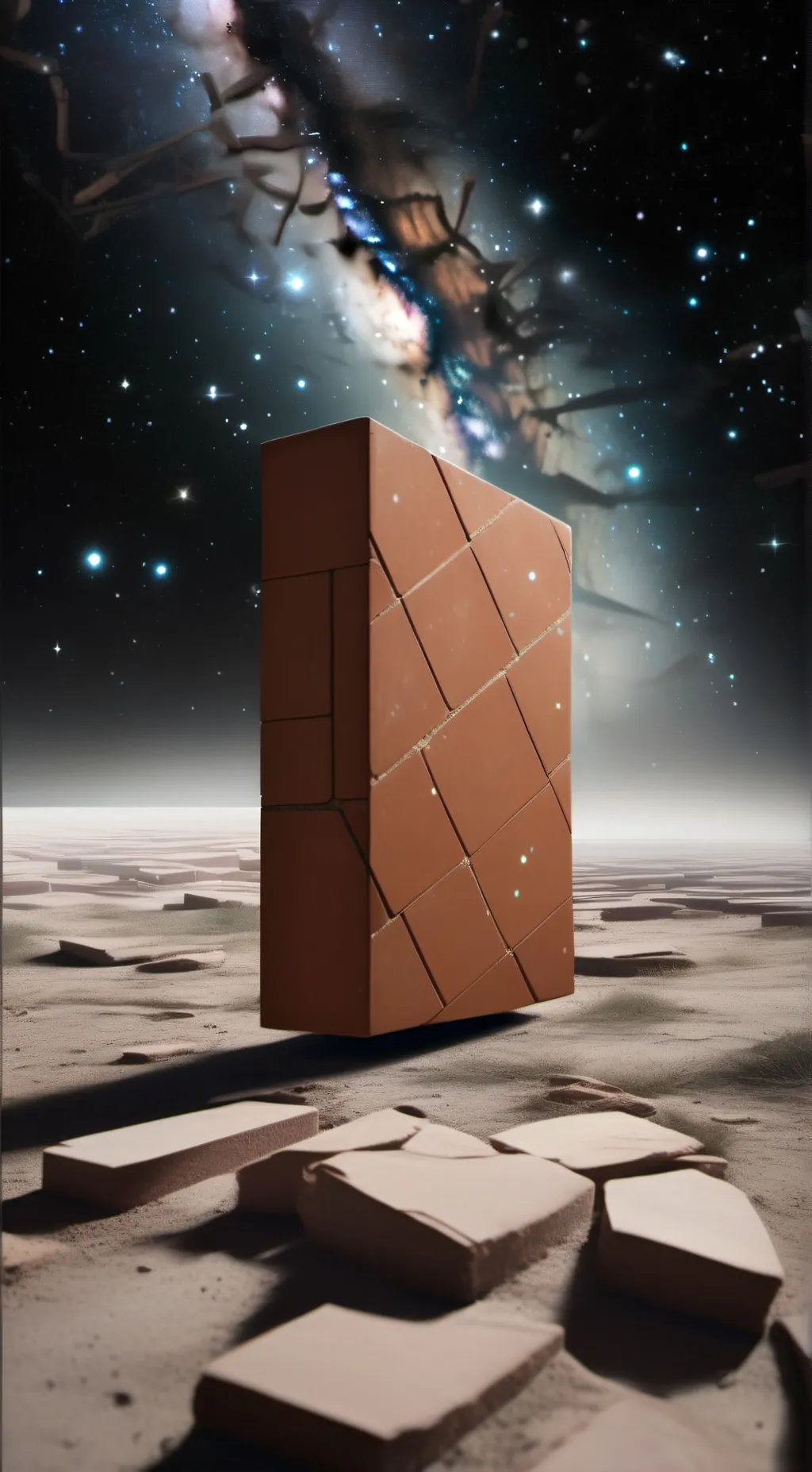 ai character: Mystery brick background