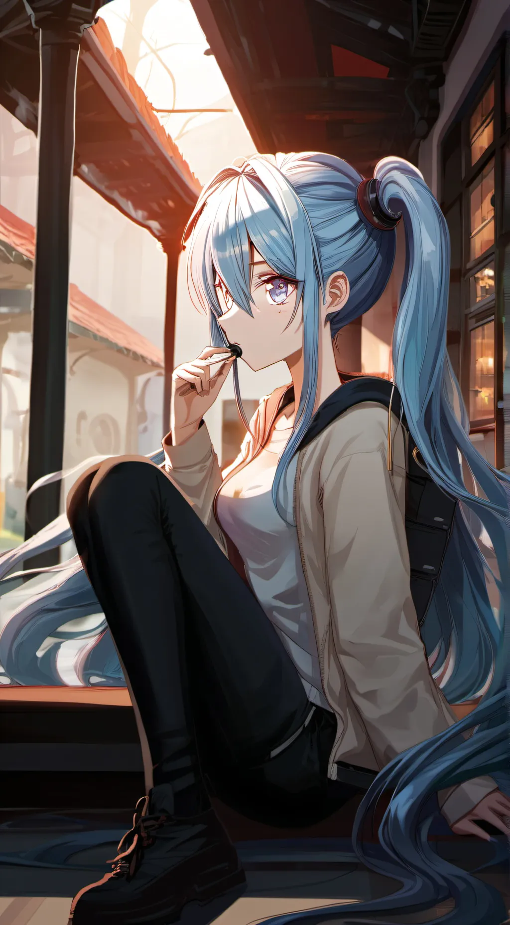 ai character: Rika Lumine background