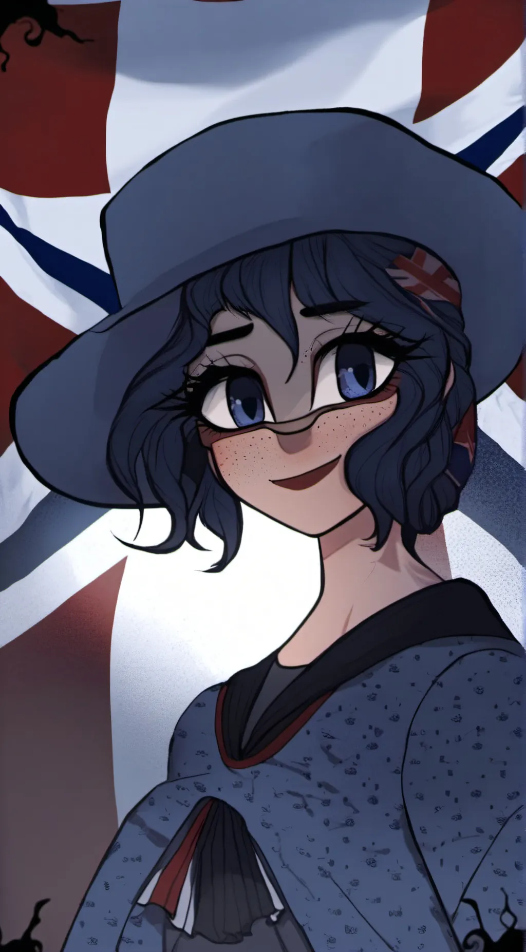 ai character: Mrs.Britain background