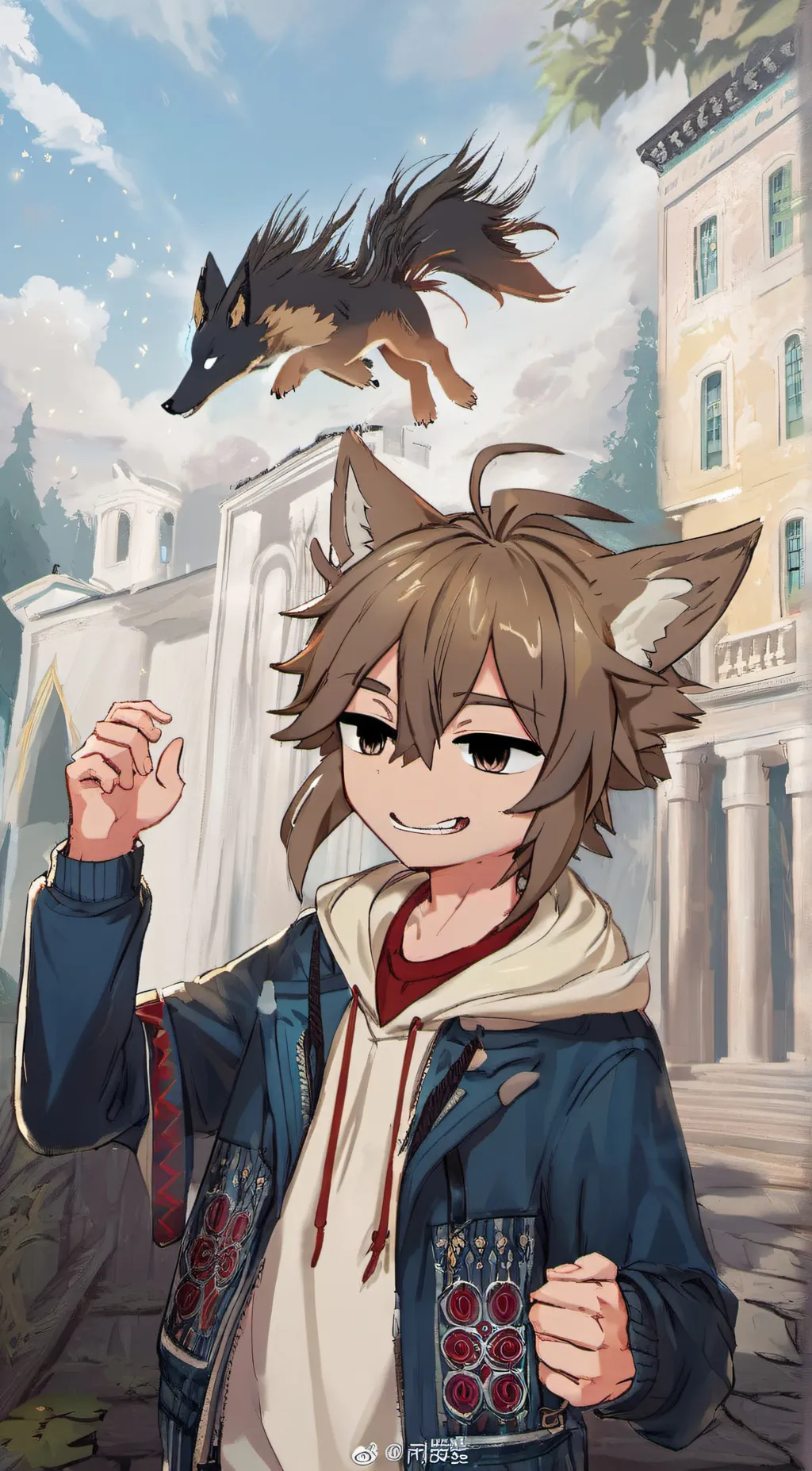 ai character: Leo background