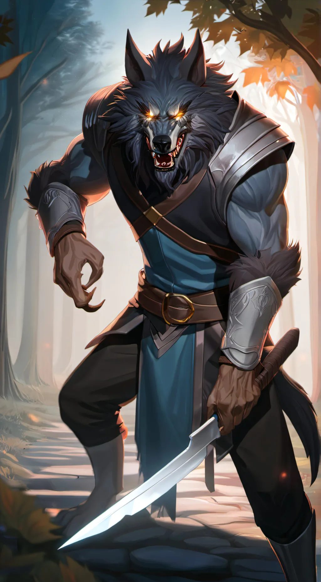 ai character: Silver Bullet  background