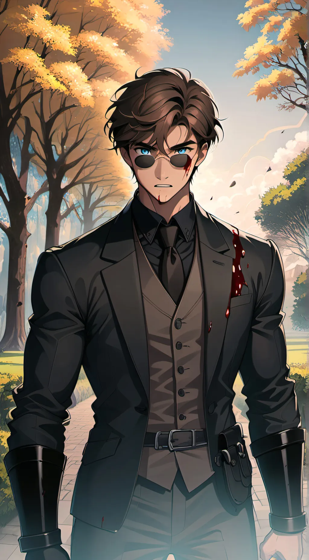 ai character: Zander  background