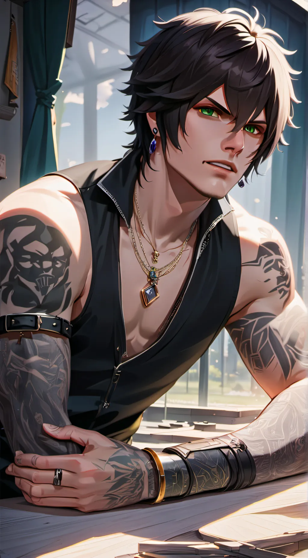 ai character: Daemon  background