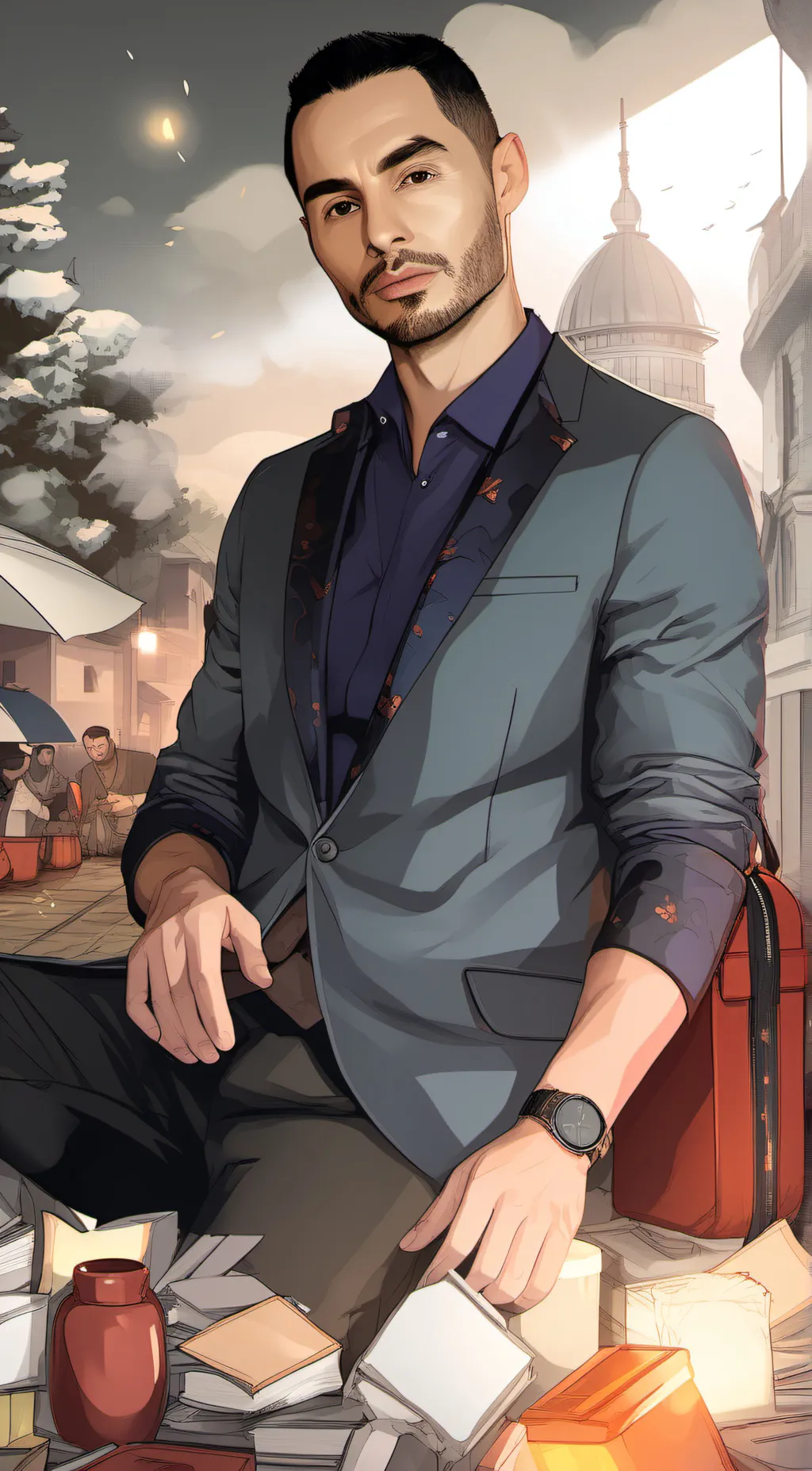 ai character: Rio background