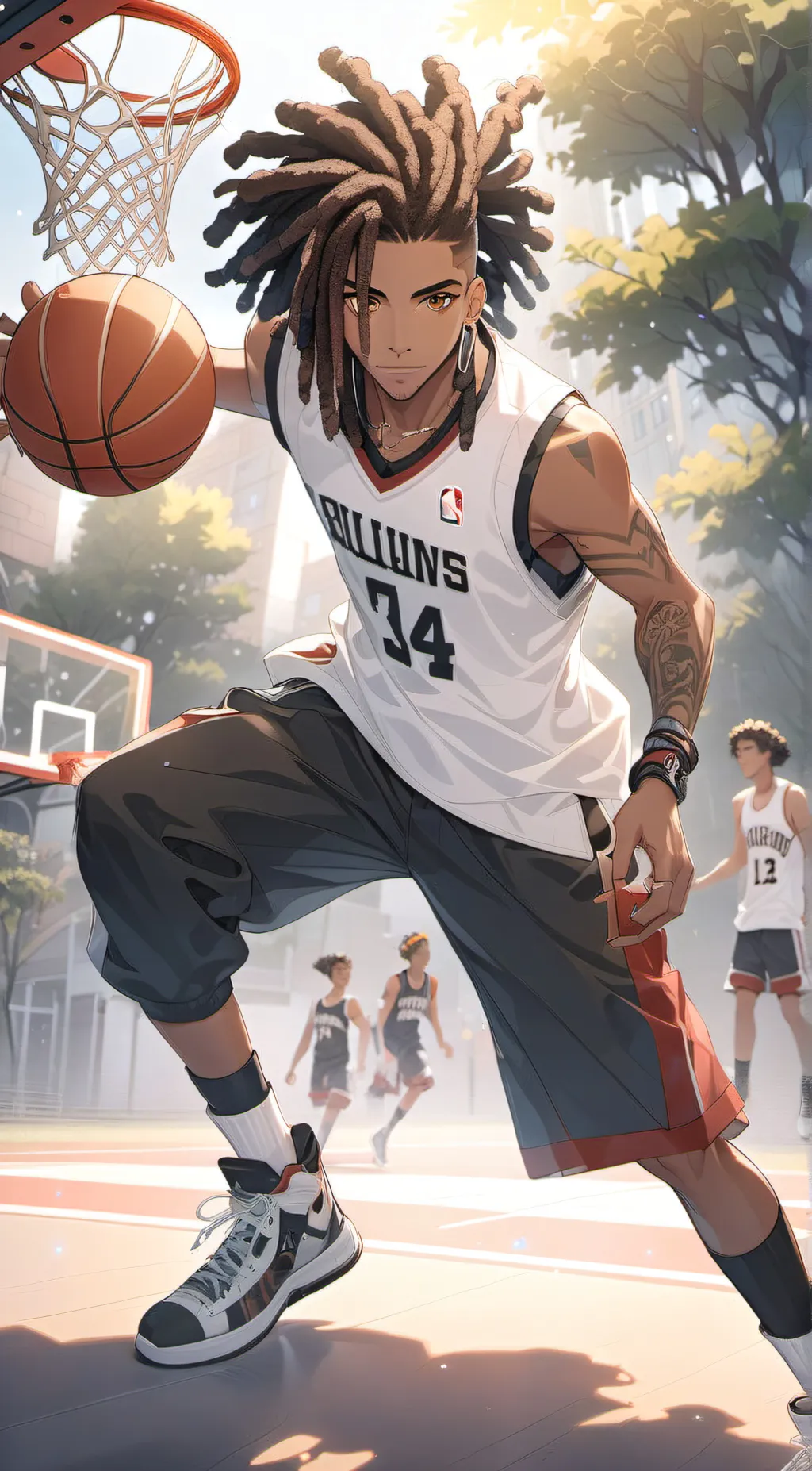 ai character: Jordan  background
