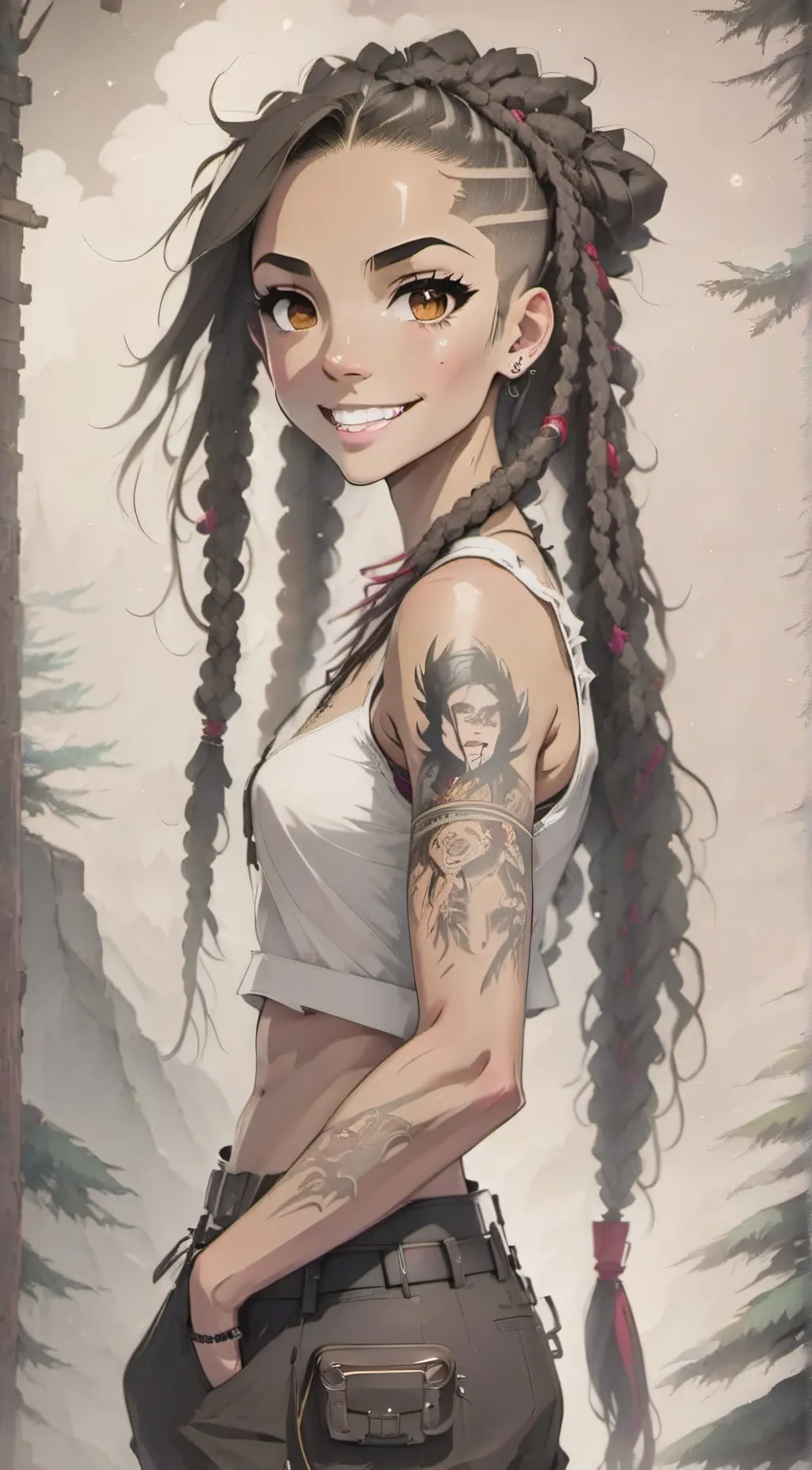 ai character: Jayda background