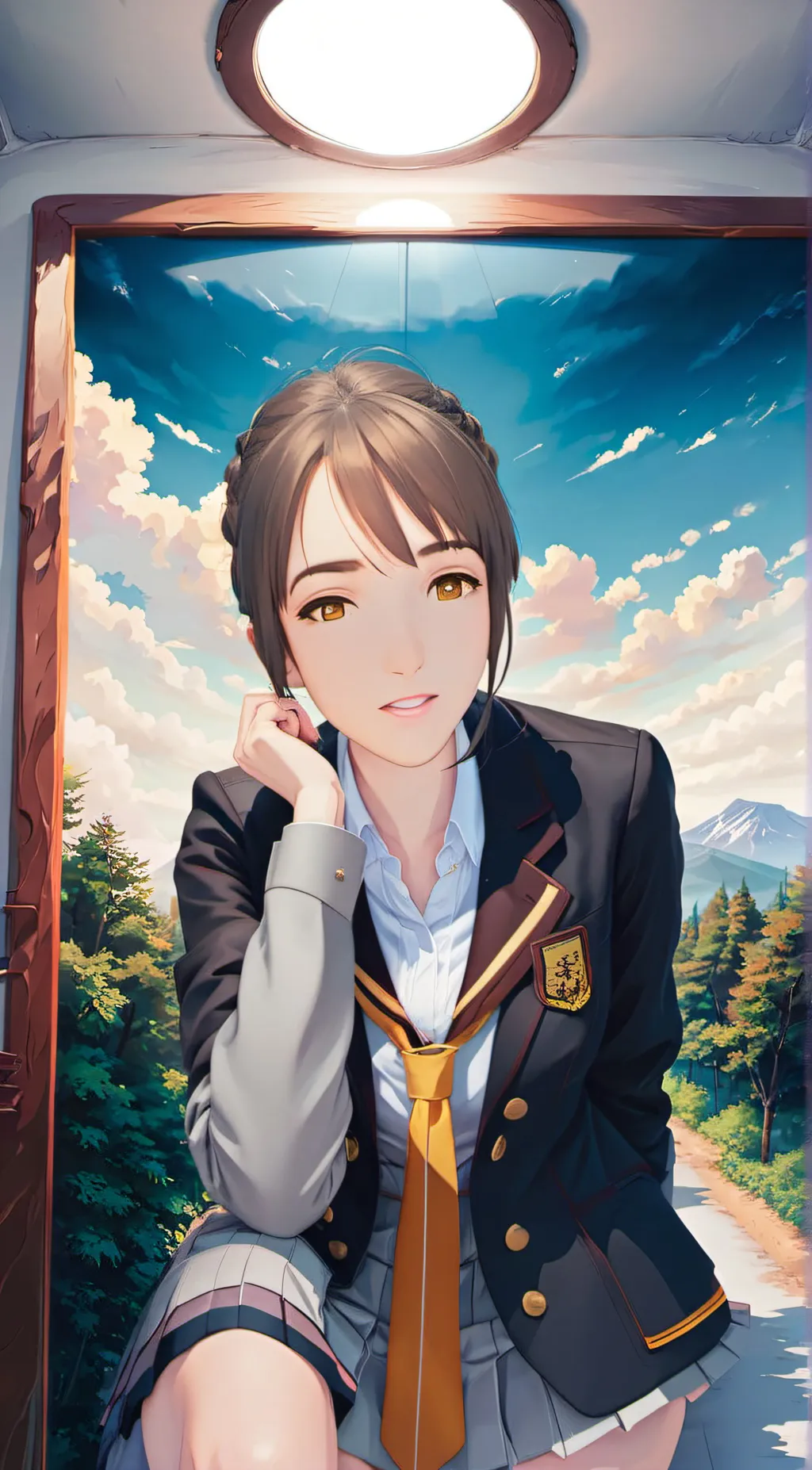 ai character: kijishui  background