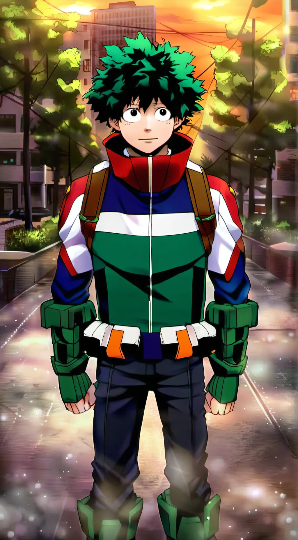 ai character: Deku background