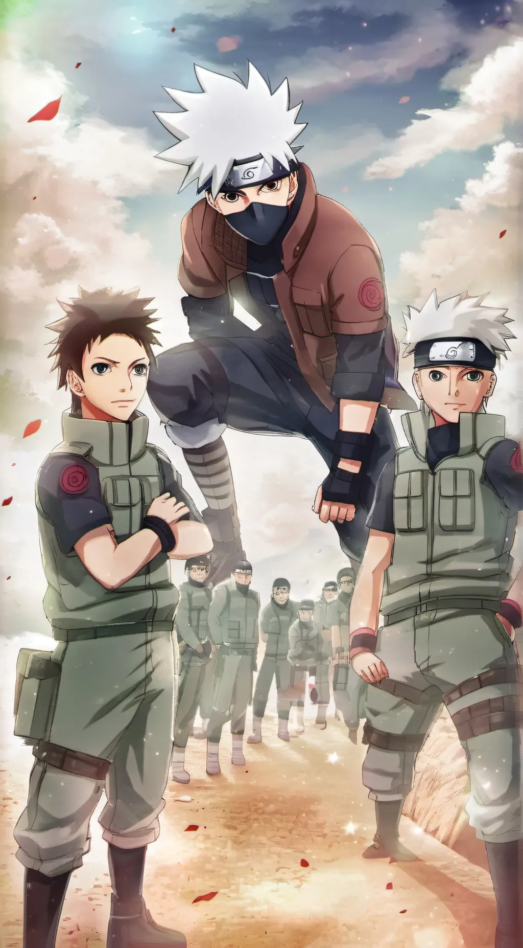 ai character: Kakashi hatake background