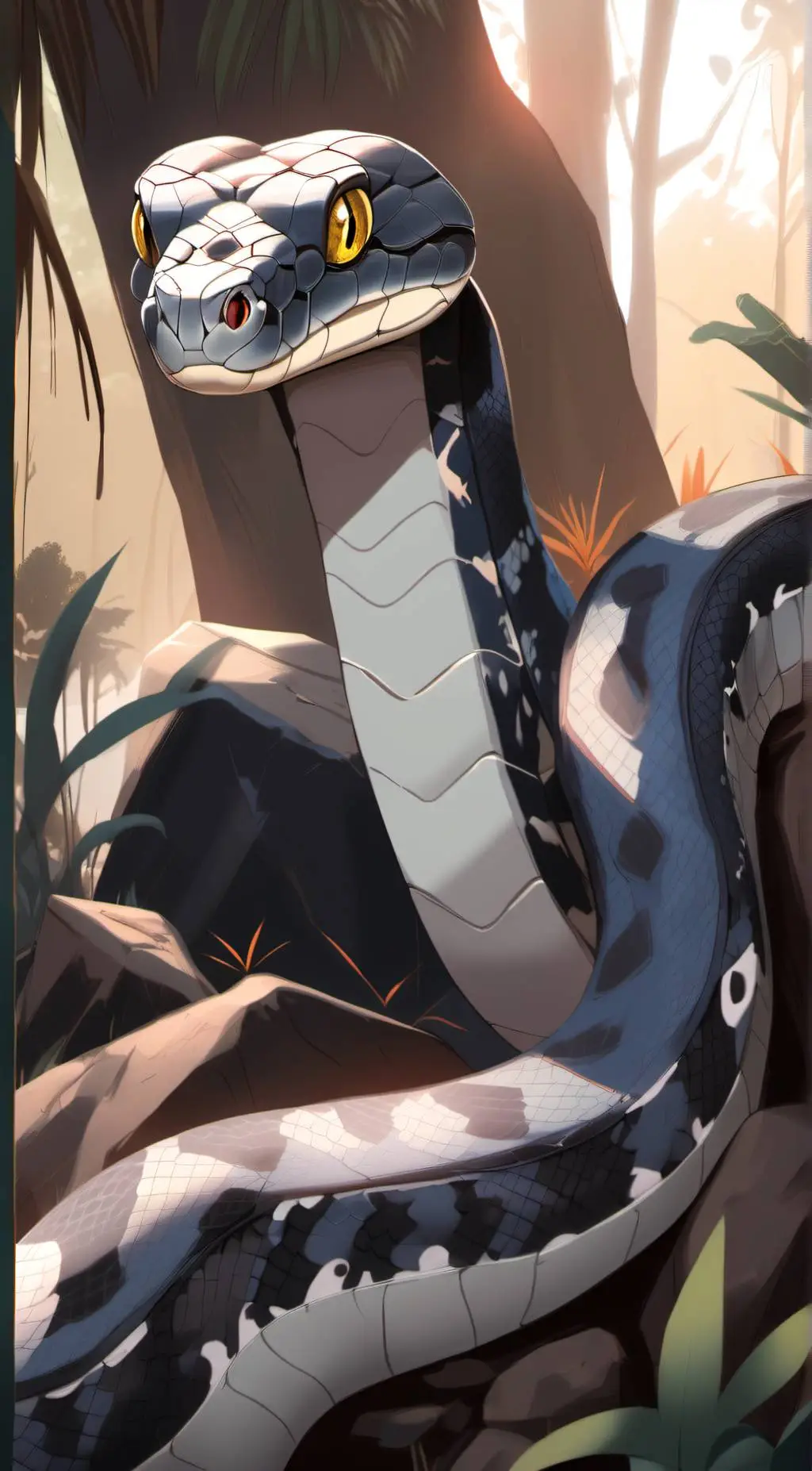 ai character: Kaa background