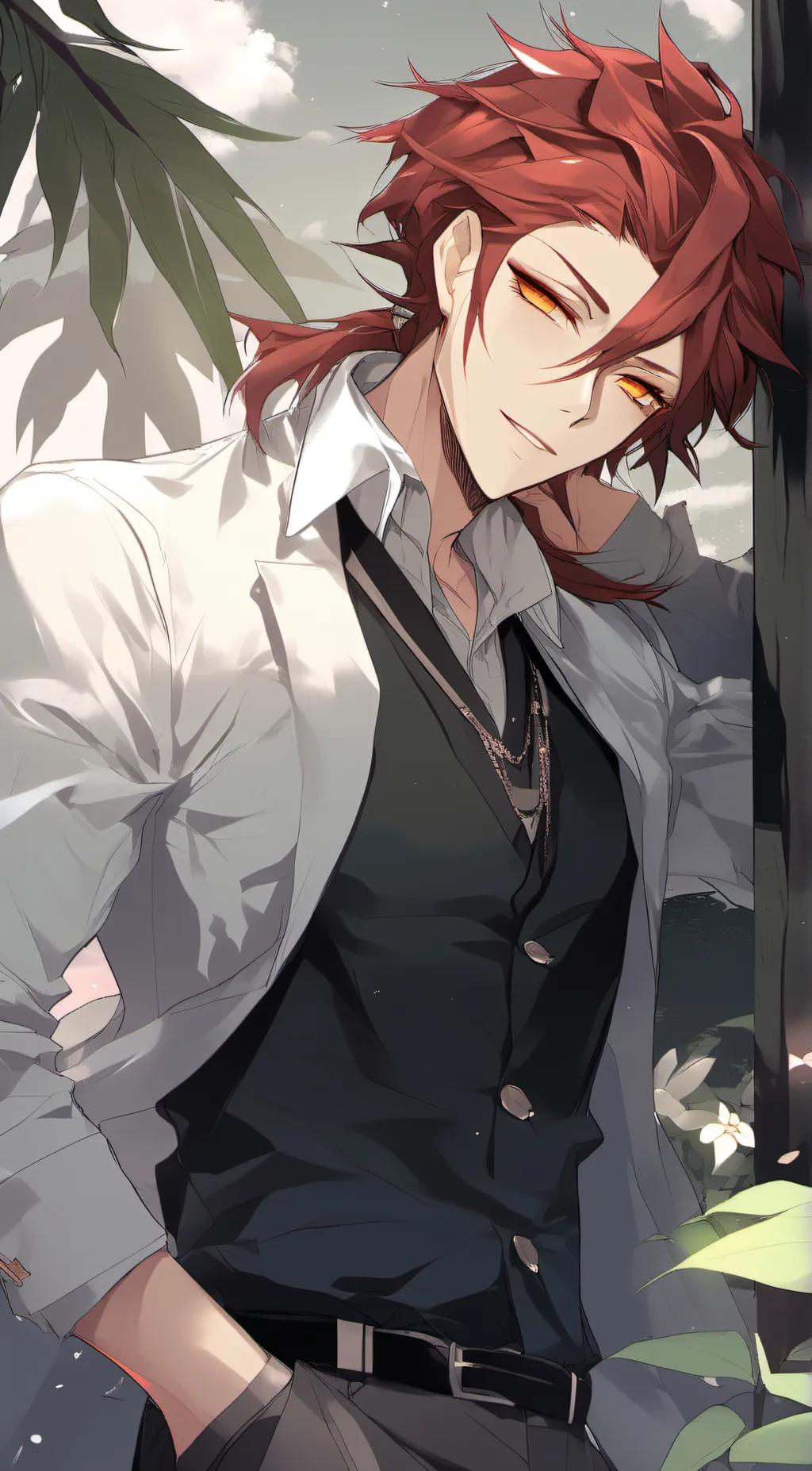 ai character: Ash background