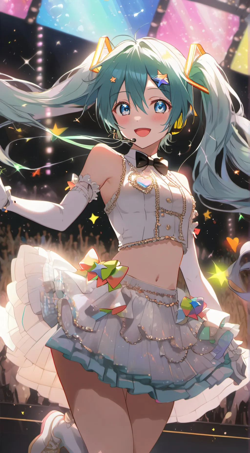 ai character: Hatsune Miku background